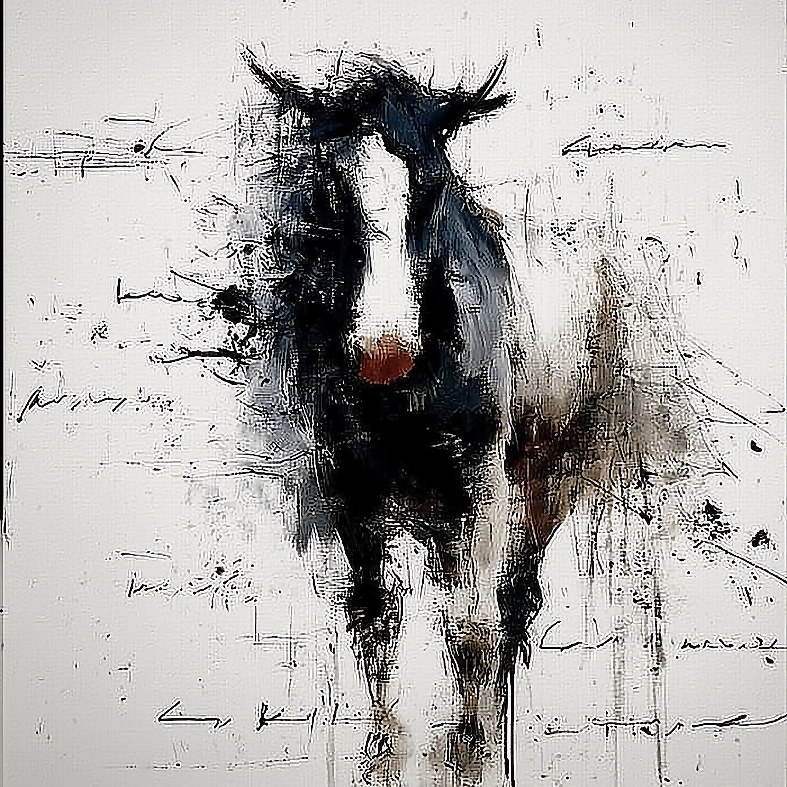  18"x 18" Mixed Media on Canvas.  $850.00 