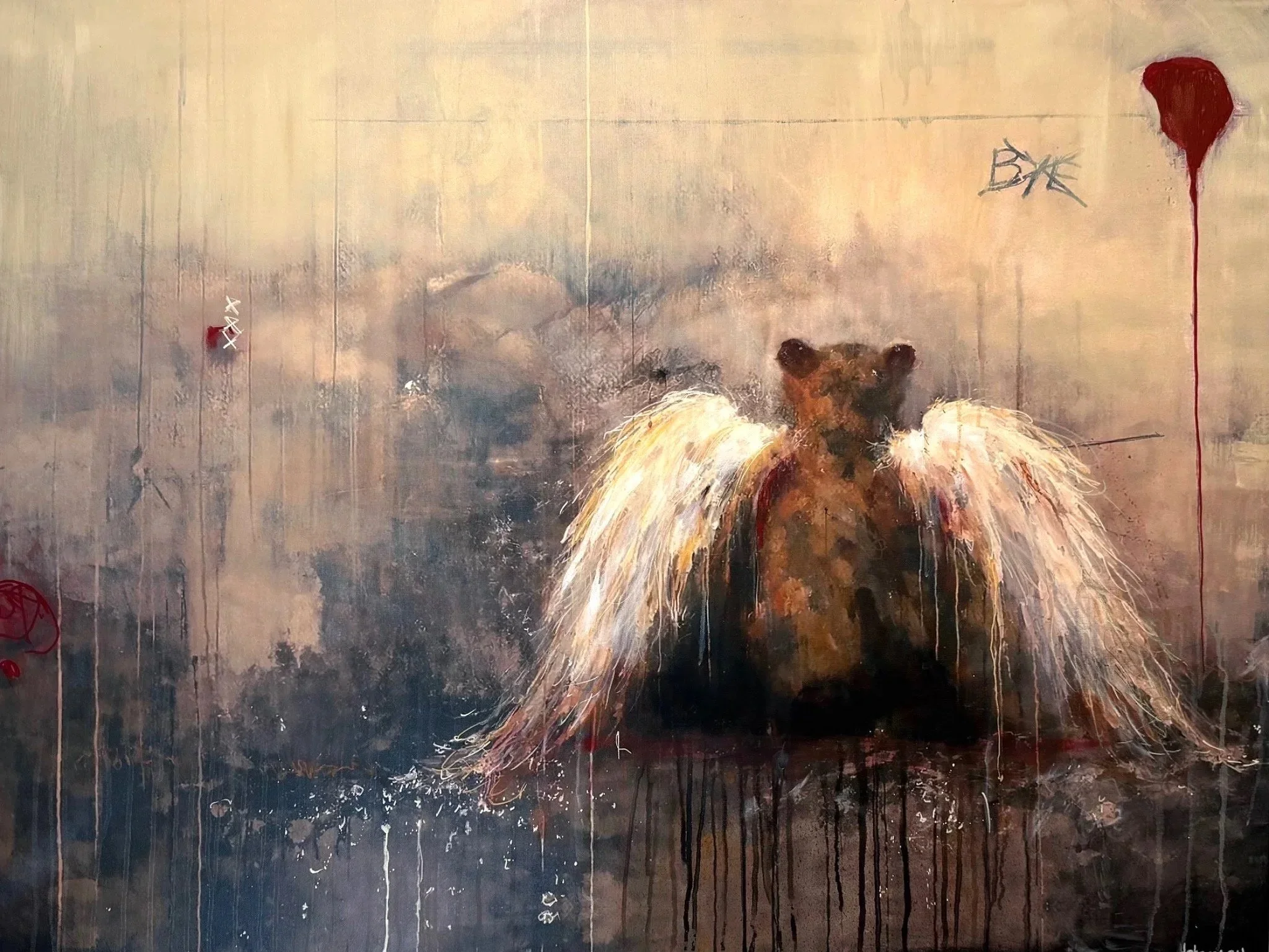  Mixed media on canvas $3,450.00  SOLD 