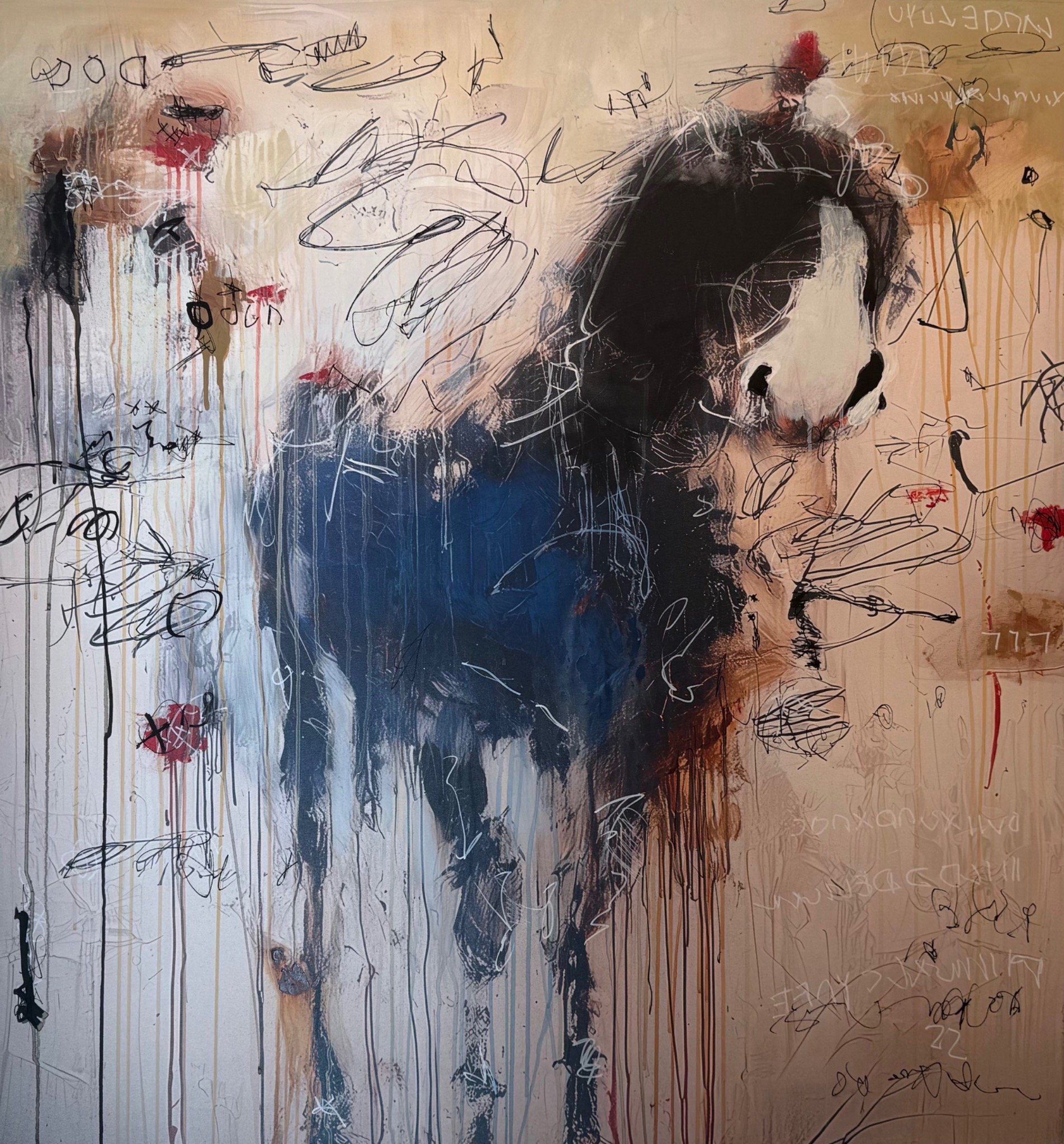  44" x 48” mixed media on canvas $2,800.00 