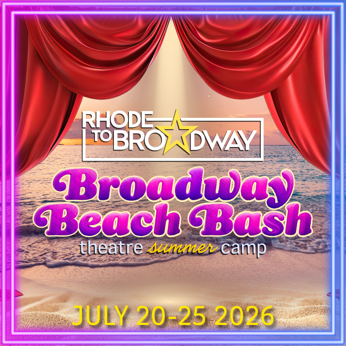 Broadway Beach Bash Summer Theatre Camp