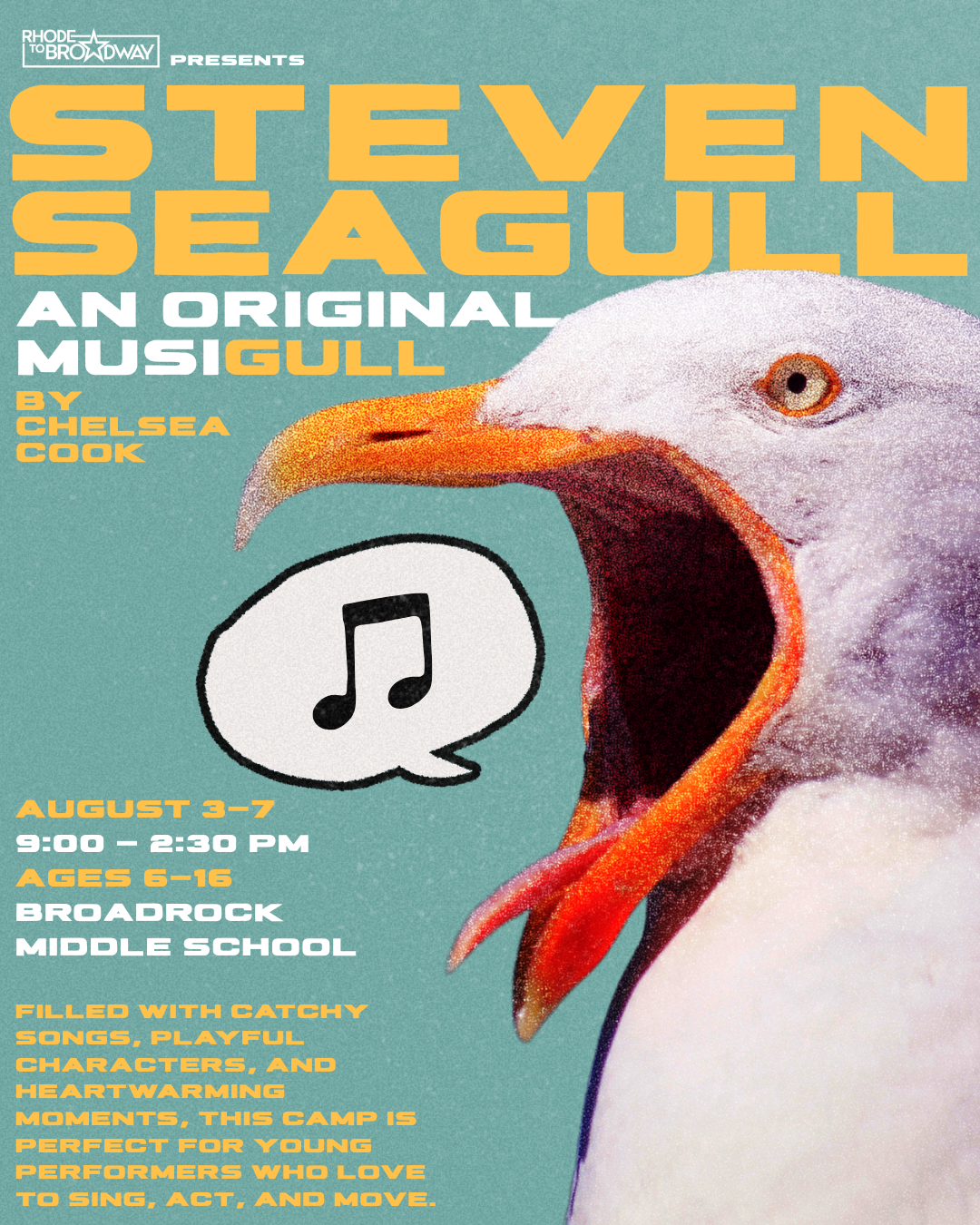 Steven Seagull The MusiGULL Summer Theatre Camp