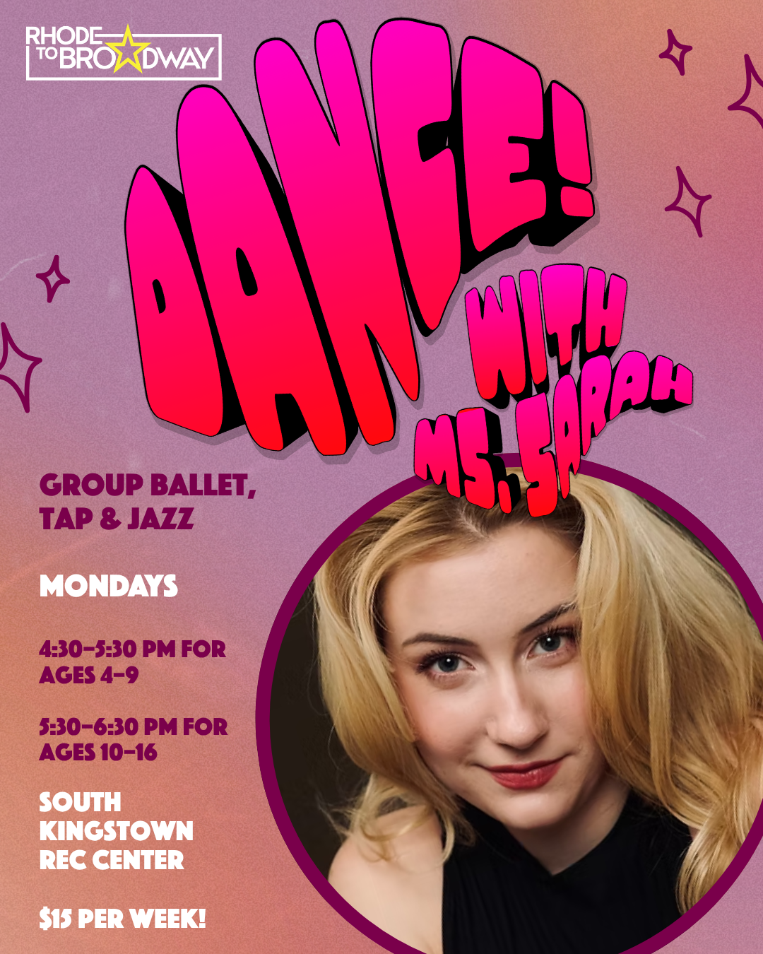 Group Ballet, Tap & Jazz with Sarah McCormick