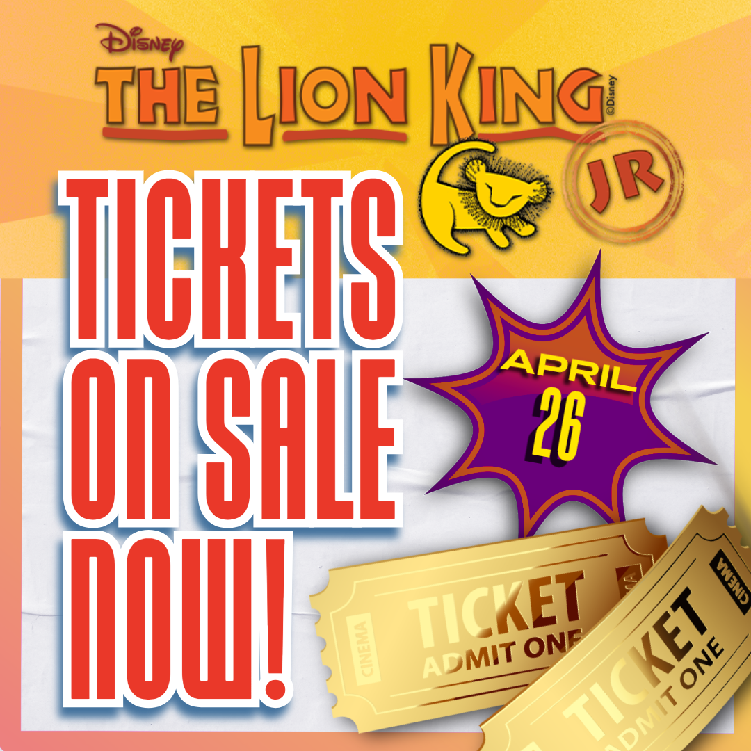 The Lion King Jr Theater Tickets - Sunday, April 26 2:00pm