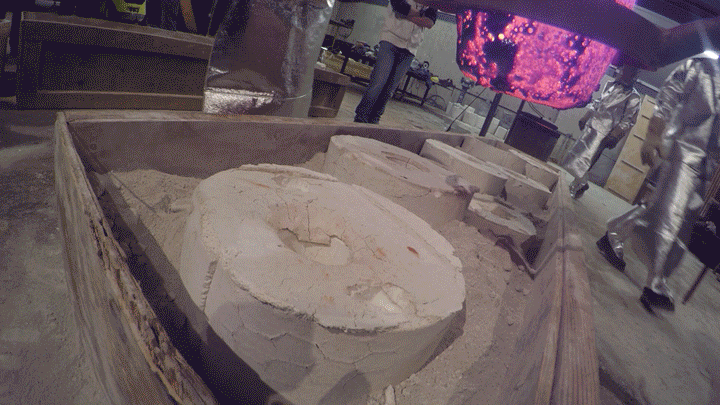 Bronze Metal Vertebrae