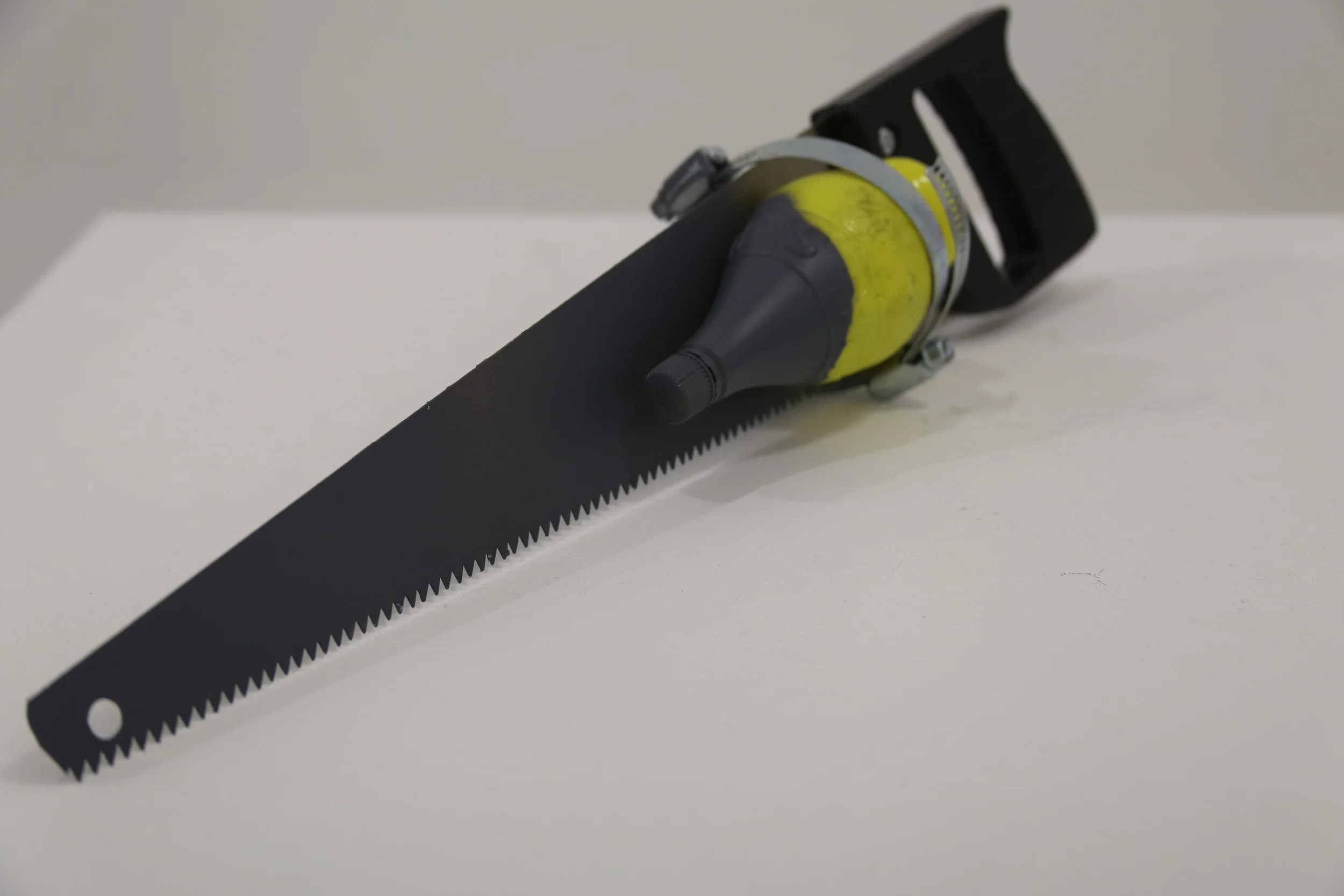   DIY Case Study #2  Saw, lemon juice dispenser, salt shaker 48" x 6" x 5" 