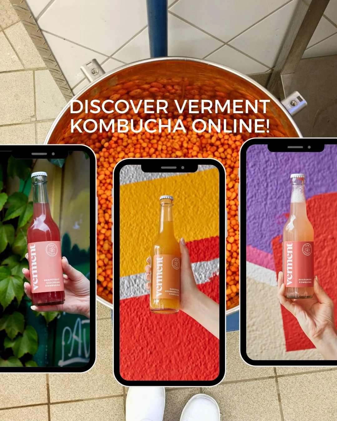 As promised, we&rsquo;ve been working hard to overcome logistics hurdles&mdash;and we&rsquo;re thrilled to announce: our Online-Shop is now LIVE! 🎉
Discover and order your favorite Verment Kombucha flavors online: https://www.verment-kombucha.com/ 
