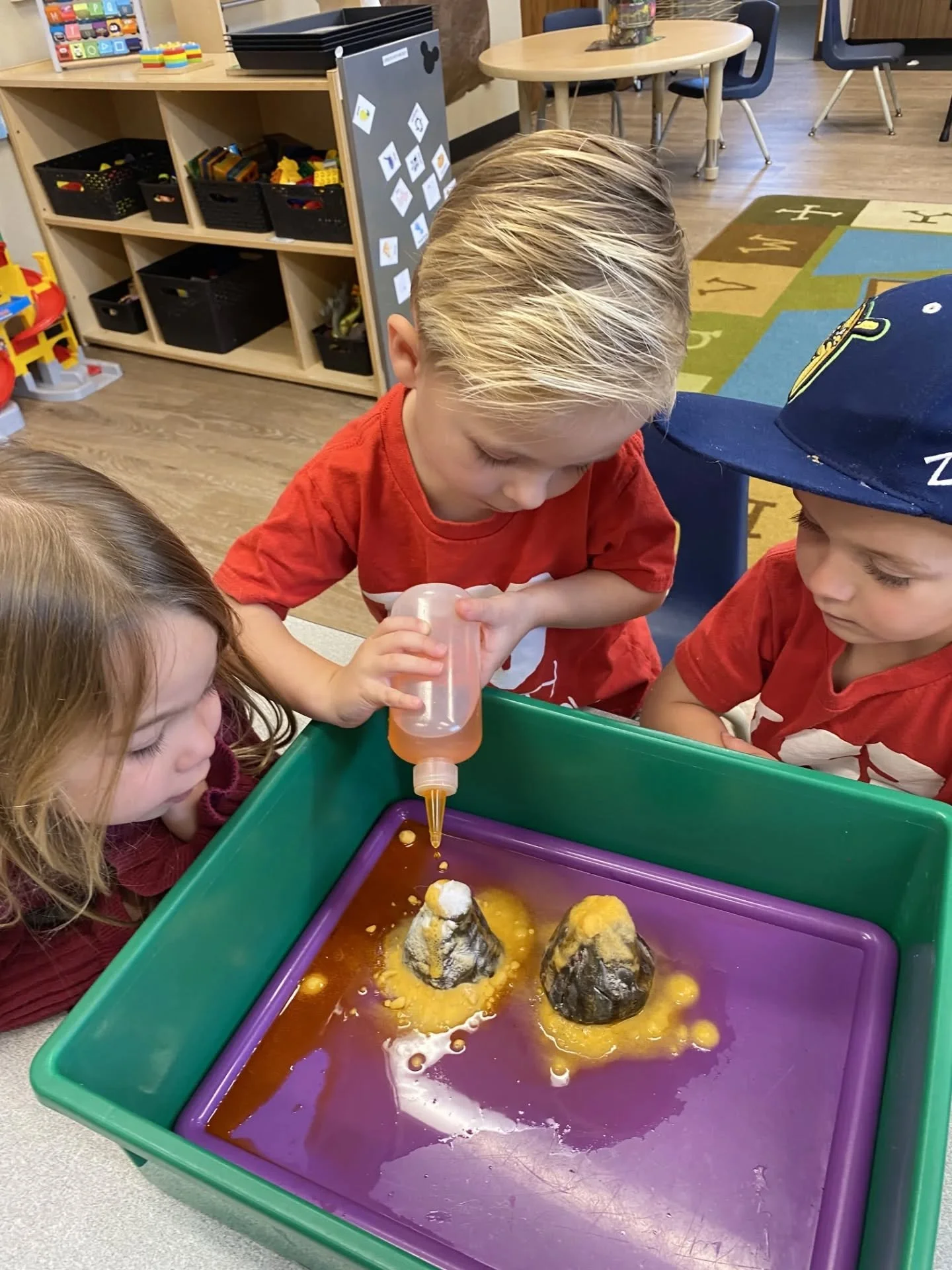 Dinosaurs and volcanos this week. So much fun!🦖🦕🌋