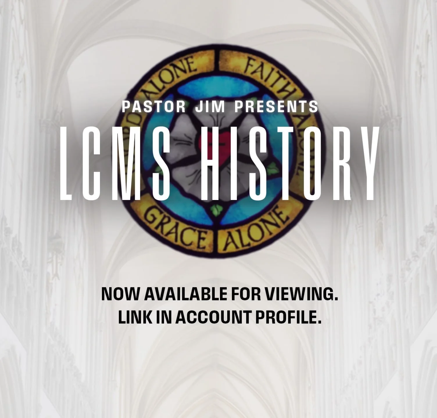 Have you ever wondered where our church came from? Join Pastor Jim in a warm, two-part video series that explores the formation and story of the Lutheran Church&mdash;Missouri Synod (LCMS). Filmed in the Sanctuary, these videos are full of lively his