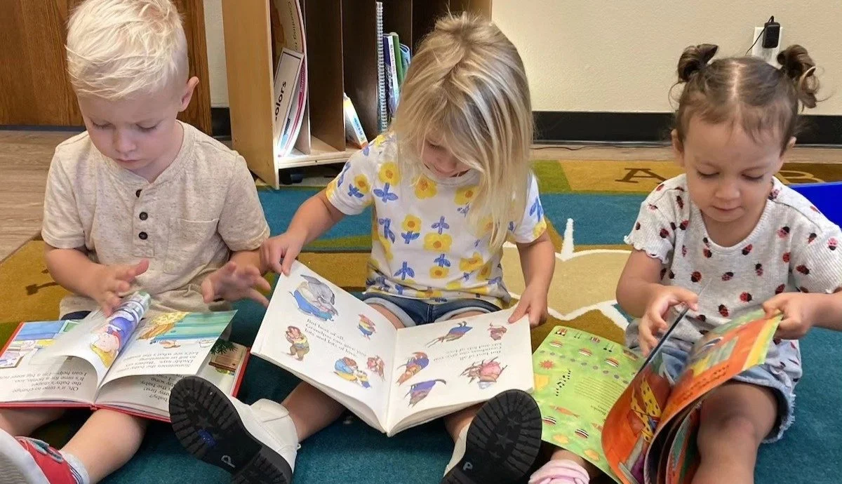 Preschool Circle Time at Trinity Lutheran.