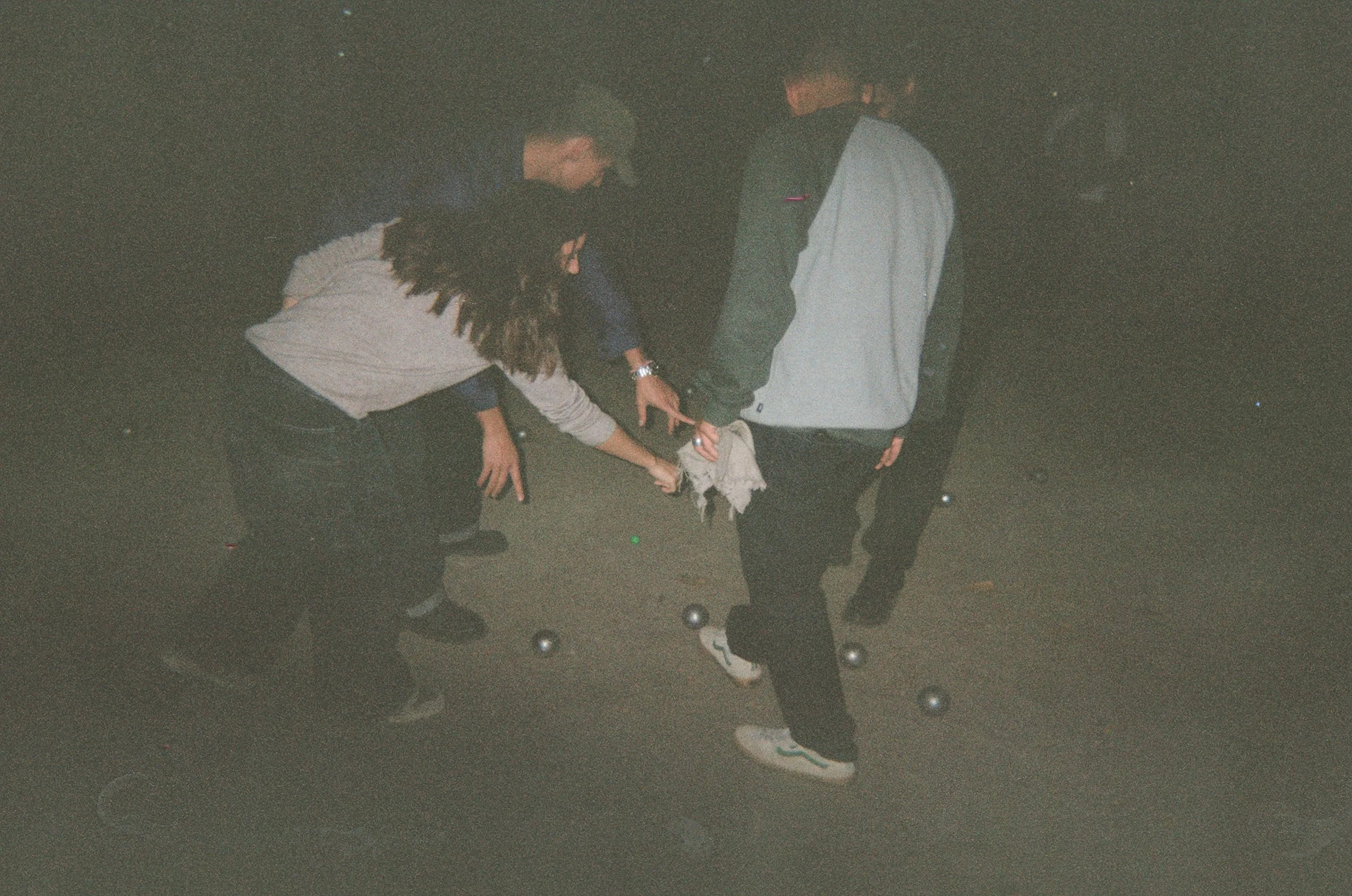 Guests gathered outside at a circle13 pop-up night in London Fields