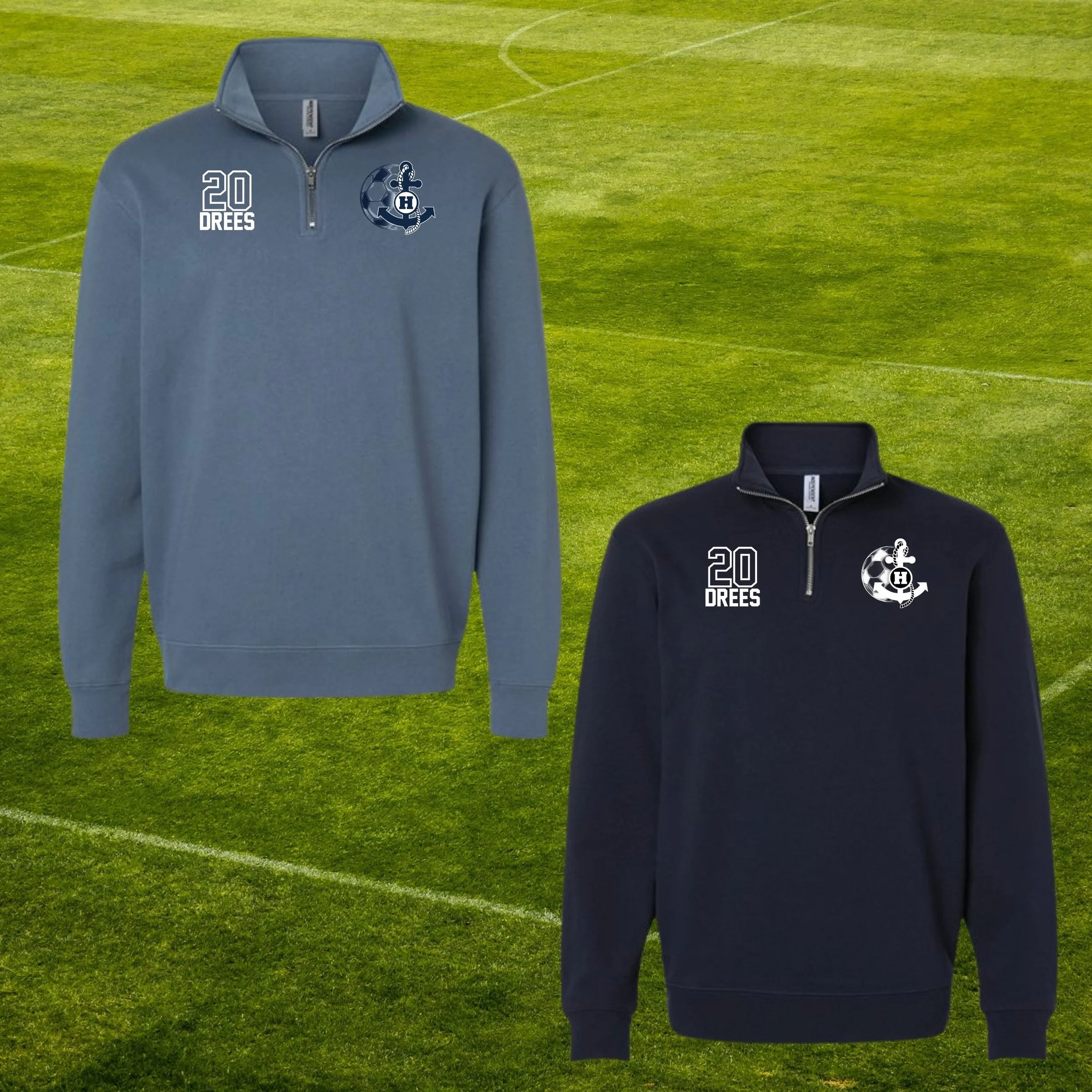 Bluejacket Soccer 1/4 Zip