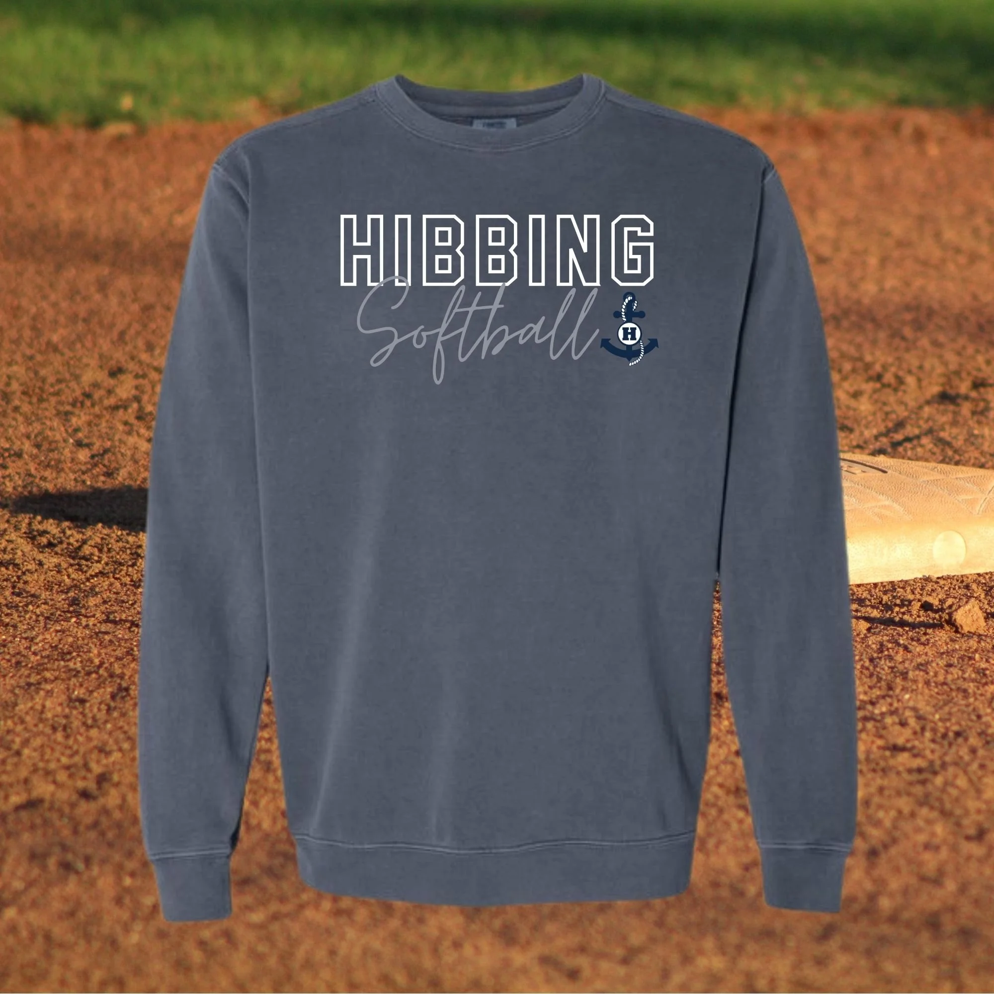 Hibbing Softball Comfort Colors Crew