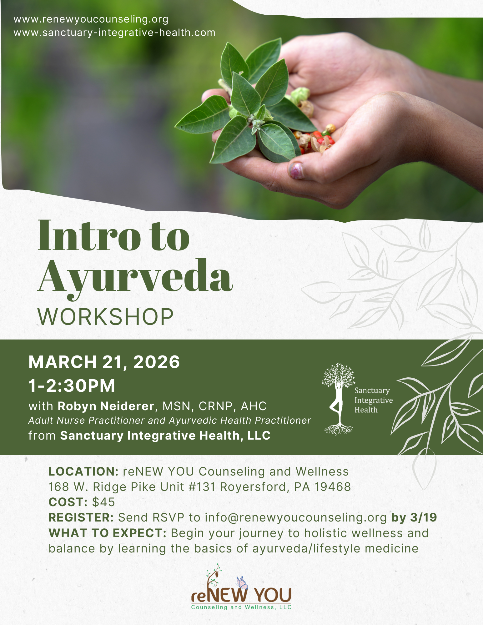 Intro to Ayurveda Workshop