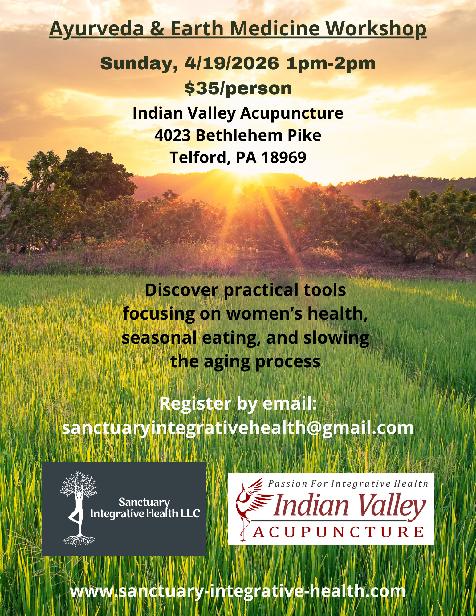 Ayurveda & Earth Medicine Workshop