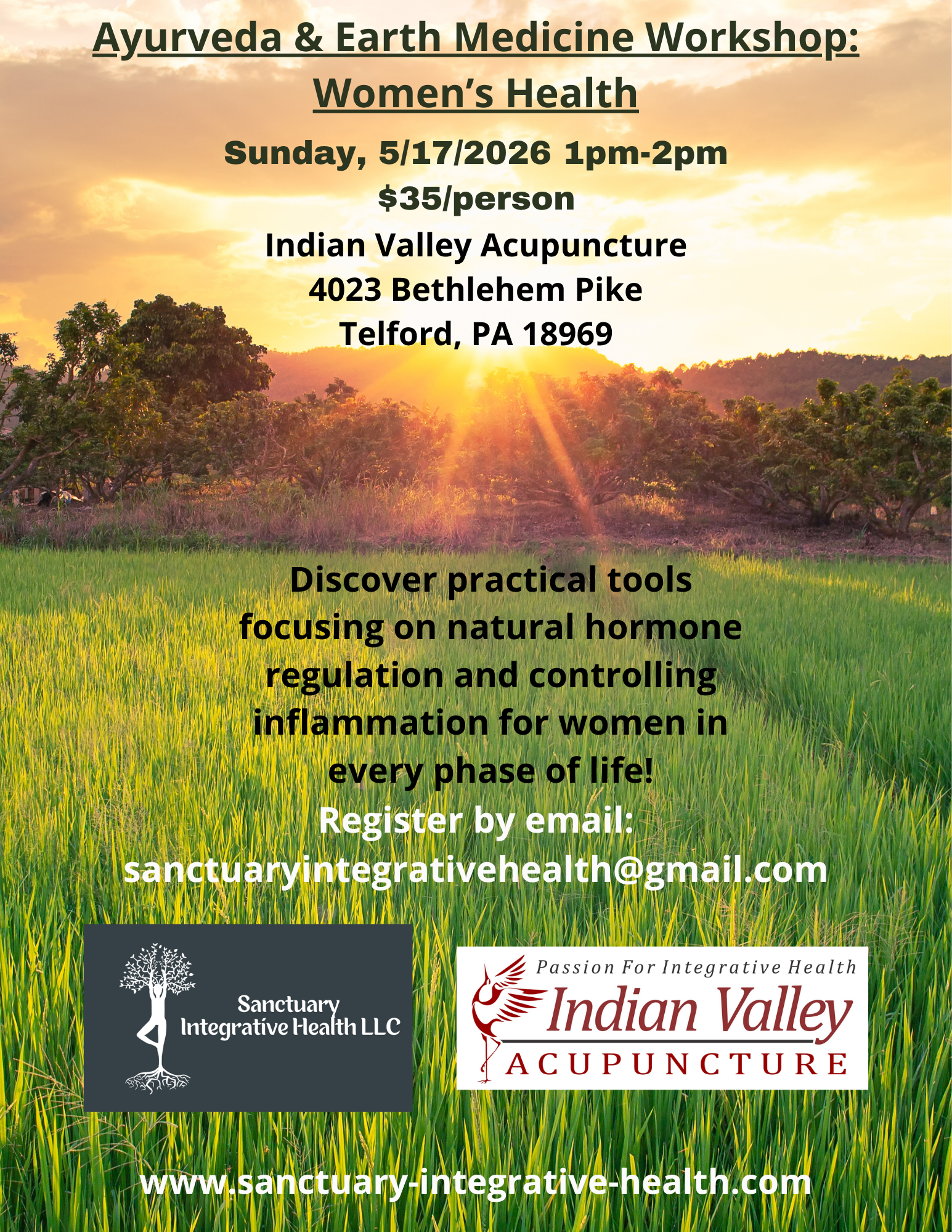 Ayurveda & Earth Medicine Workshop: Women's Health