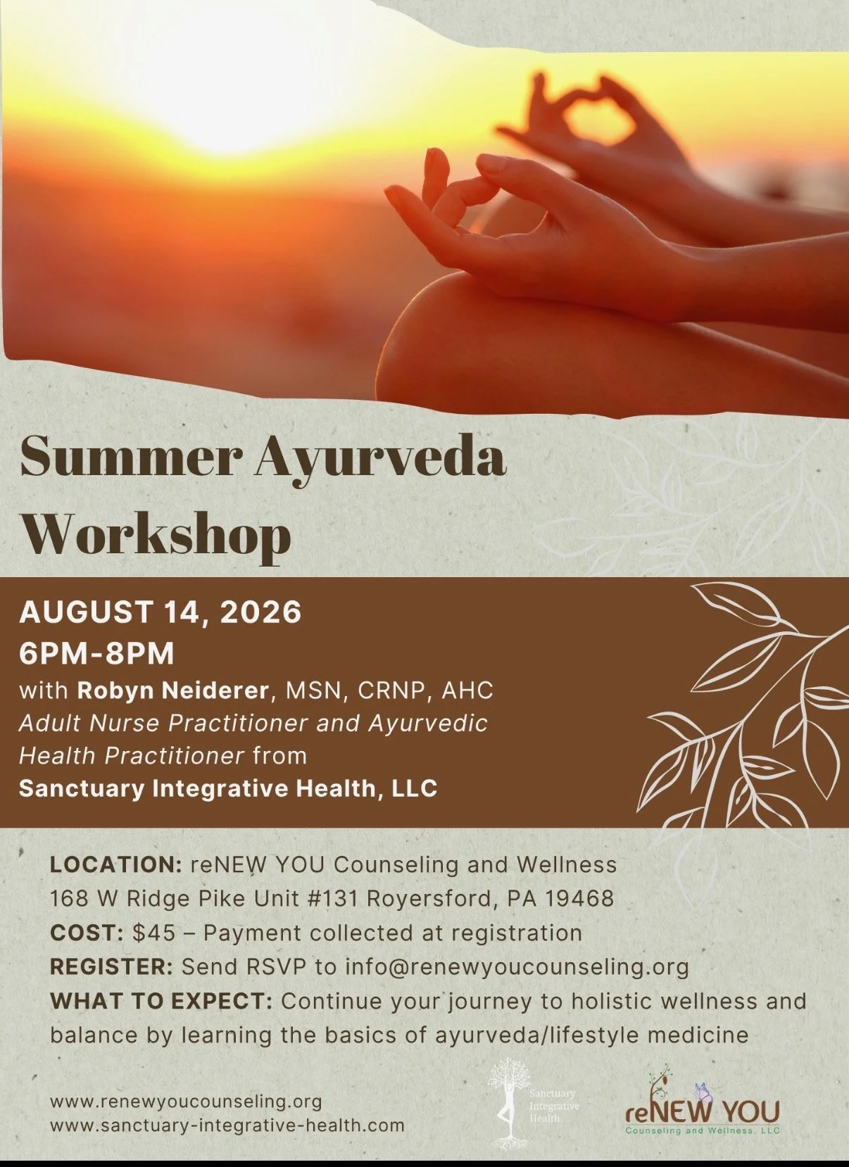 Summer Ayurveda Workshop