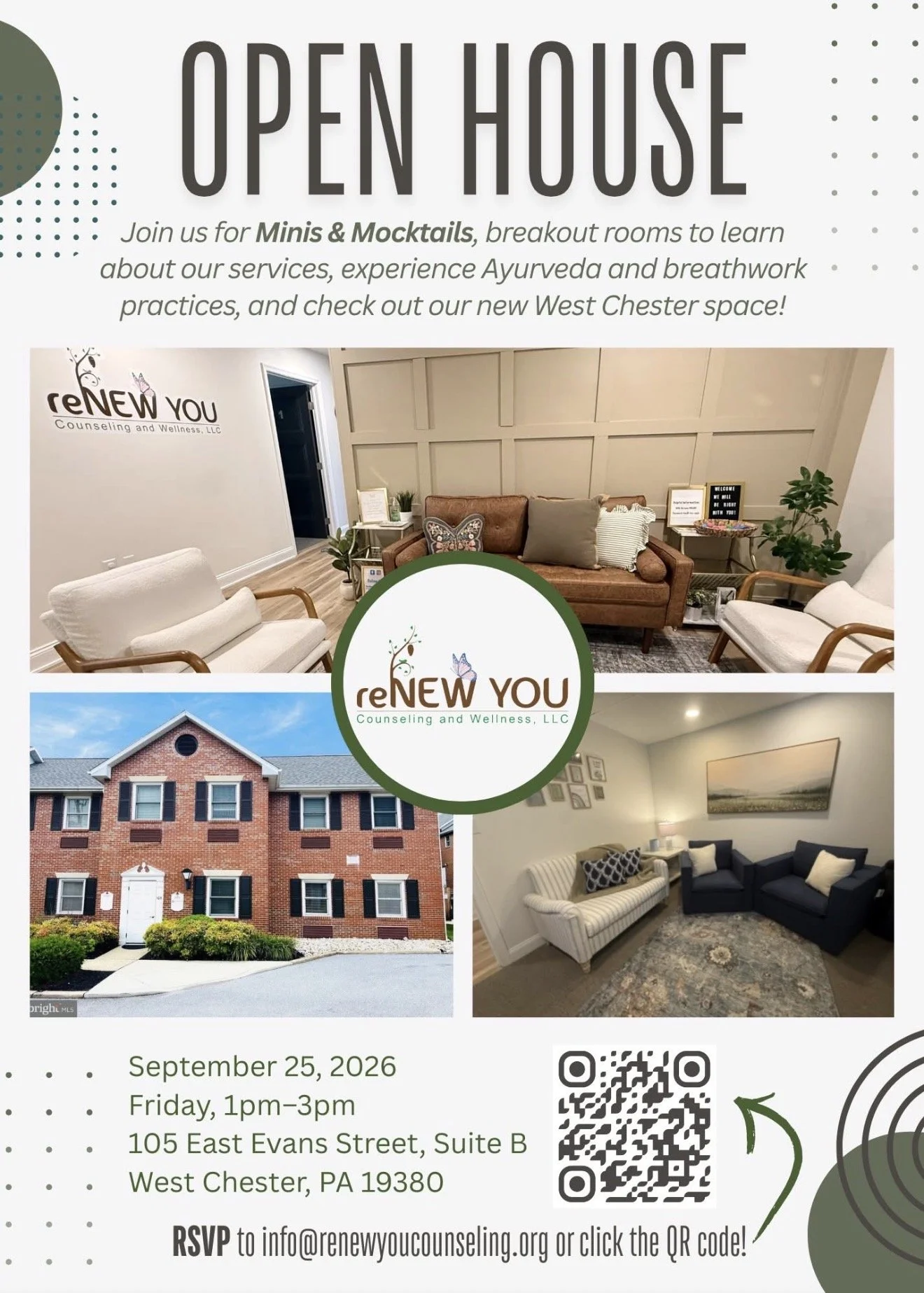 reNEW YOU Counseling and Wellness Open House