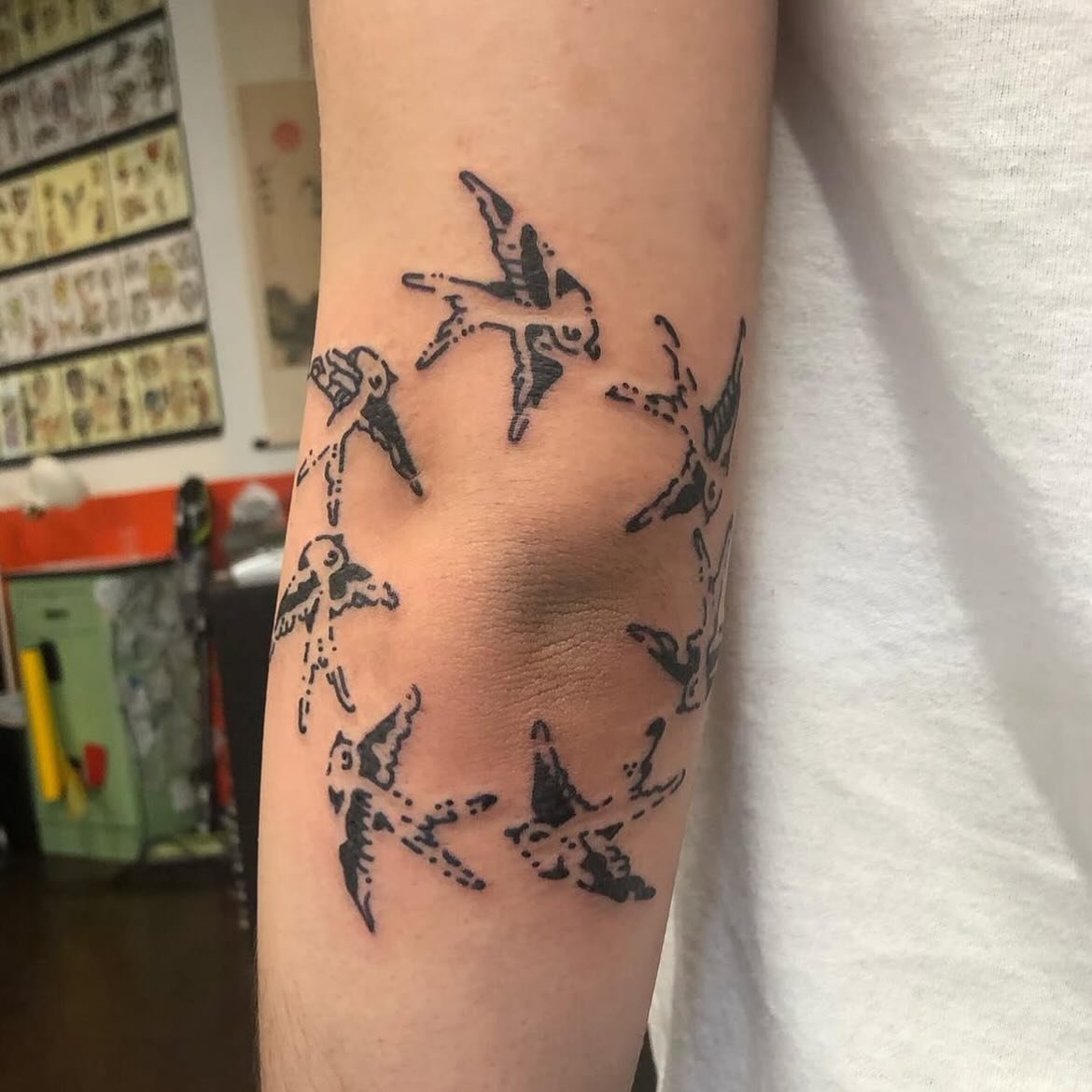 ๐คrecent tattoo by Ashley! And the flash sheet it was picked off ๐ค @_ashleytattoo_ come check out all of Ashley’s awesome flash in person any day at ๐247 Wilson Ave in lovely Brooklyn Ny
If you prefer to book an appointment you may use our