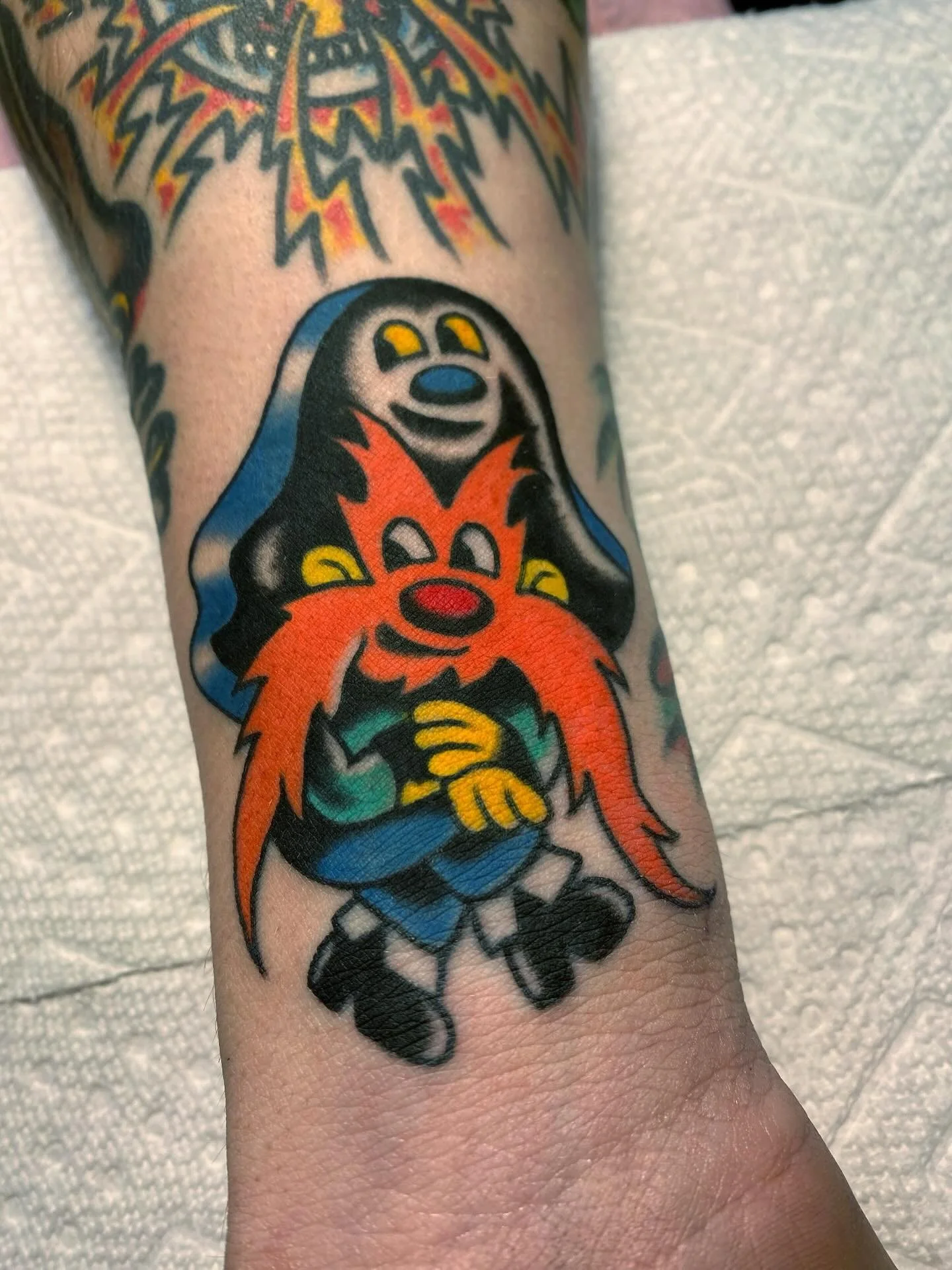 🧡FEW RECENT TATTOOS BY MIKE! @mikeelmotattoo 🧡 Mike is booking all year, dm, call, text, email, walk-in or use our website to book! 
📍247 Wilson Avenue Brooklyn Ny 
☎️718-344-4711