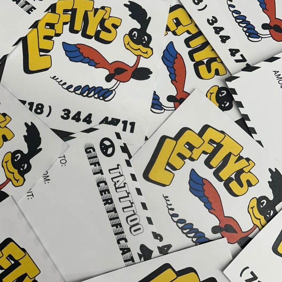 Wow! It&rsquo;s Lefty&rsquo;s 3K giveaway time! Thank you all so much for supporting our small business, it means the world to us! To show some love we will be giving away 3 prizes! To enter simply be following the account and tag two friends in the 