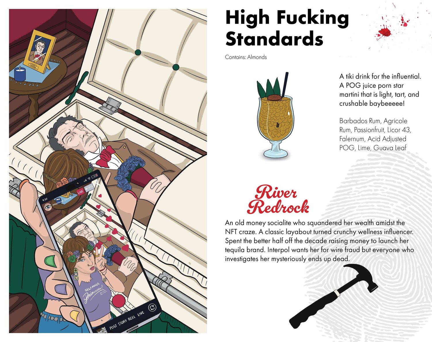Clue menu illustrated page