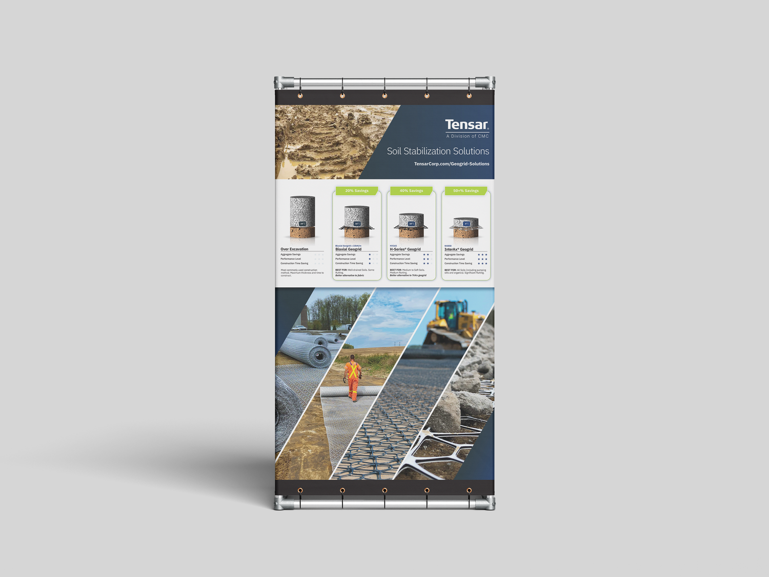 Pop-up banners for trade shows and event booths