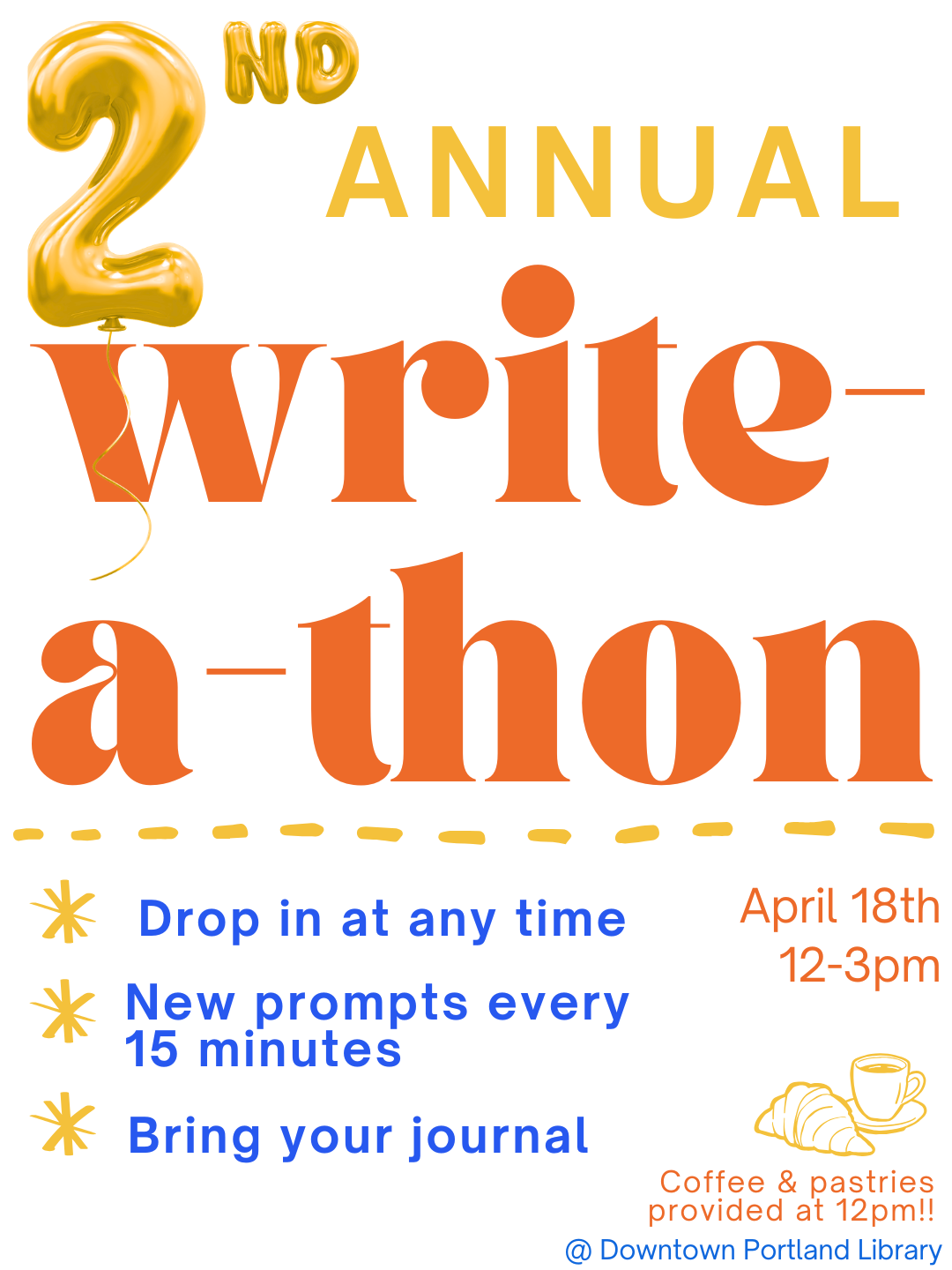2nd Annual Write-A-Thon