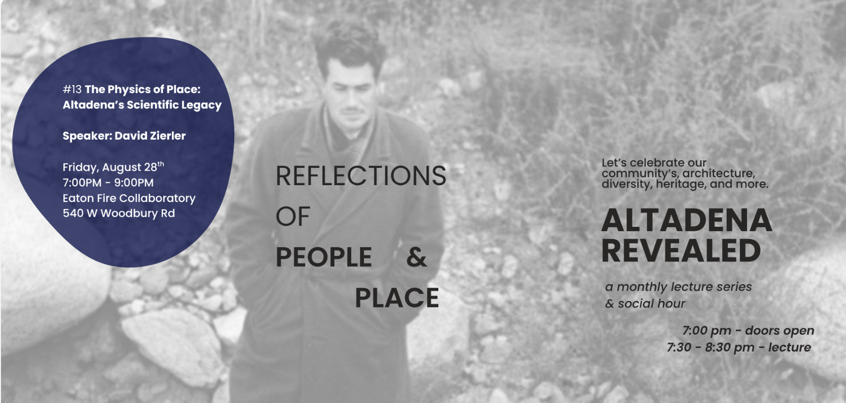 Altadena Revealed Lecture Series - The Physics of Place: Altadena’s Scientific Legacy