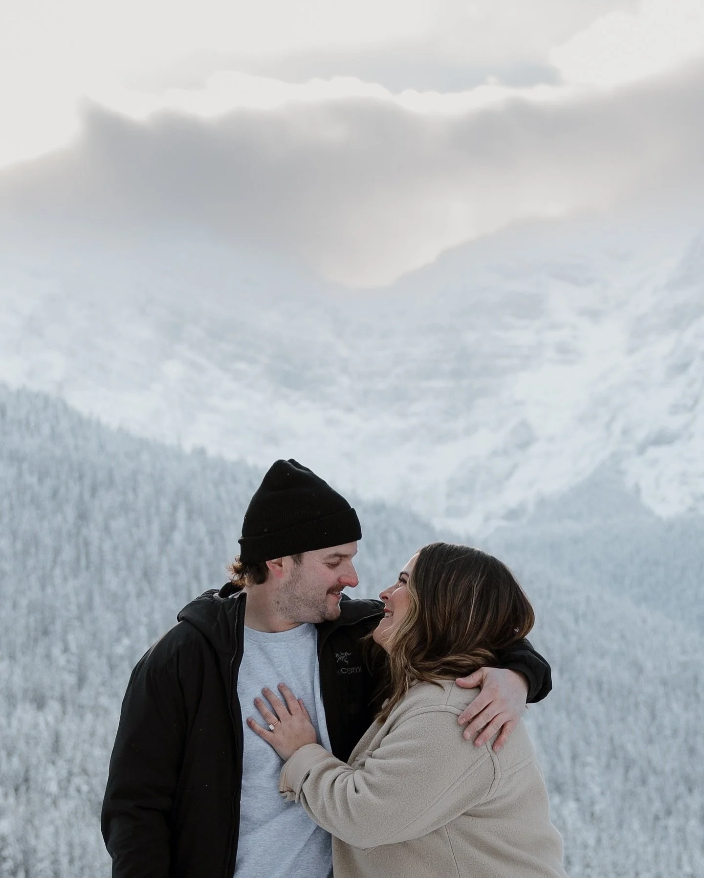 A visual love letter from Kennedy + Joe (+ the pups!!) 💌 

&bull;
&bull;
Alberta wedding photography / Calgary engagement photographer / Rocky Mountain engagement photos / winter engagement session / intimate couple photography / authentic couple po
