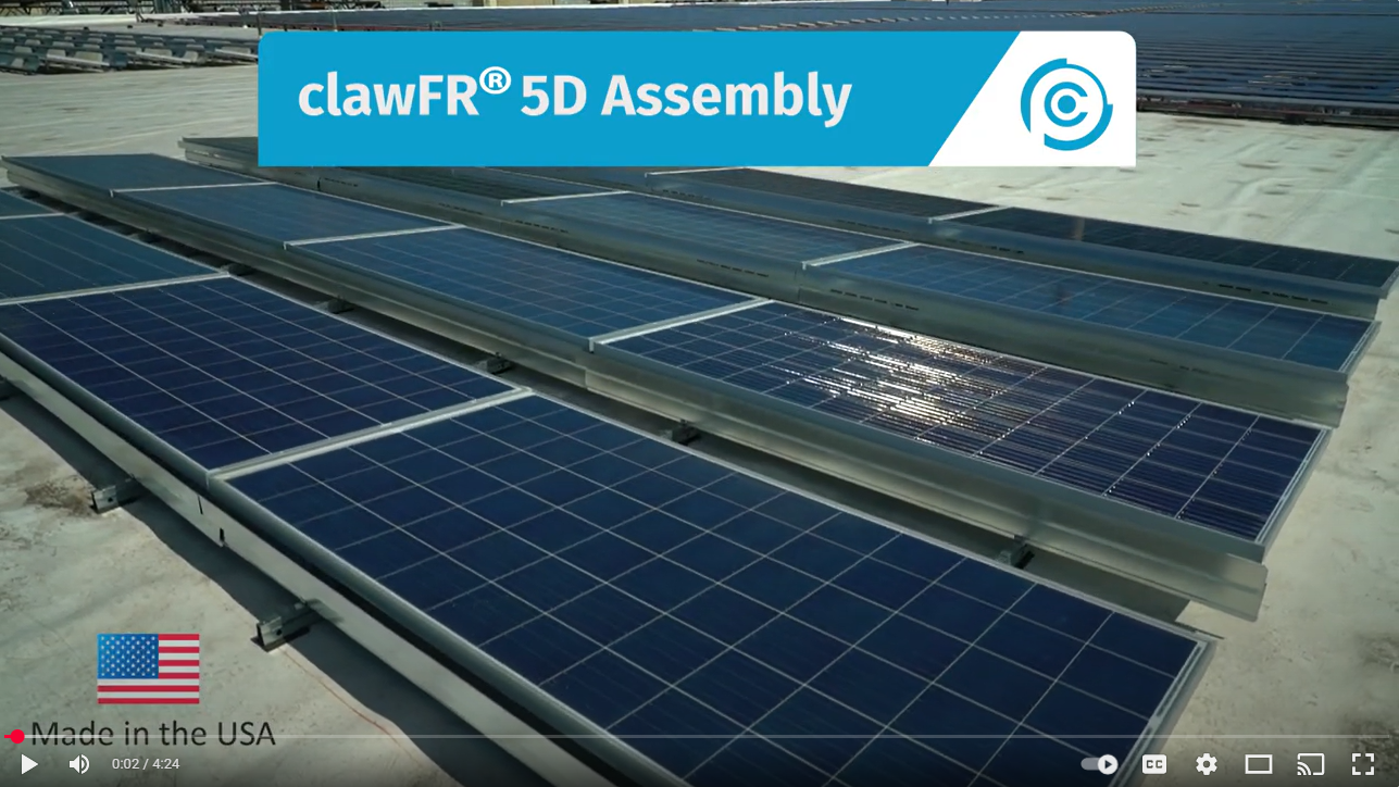 Panel Claw clawFR 5 Degree Assembly 