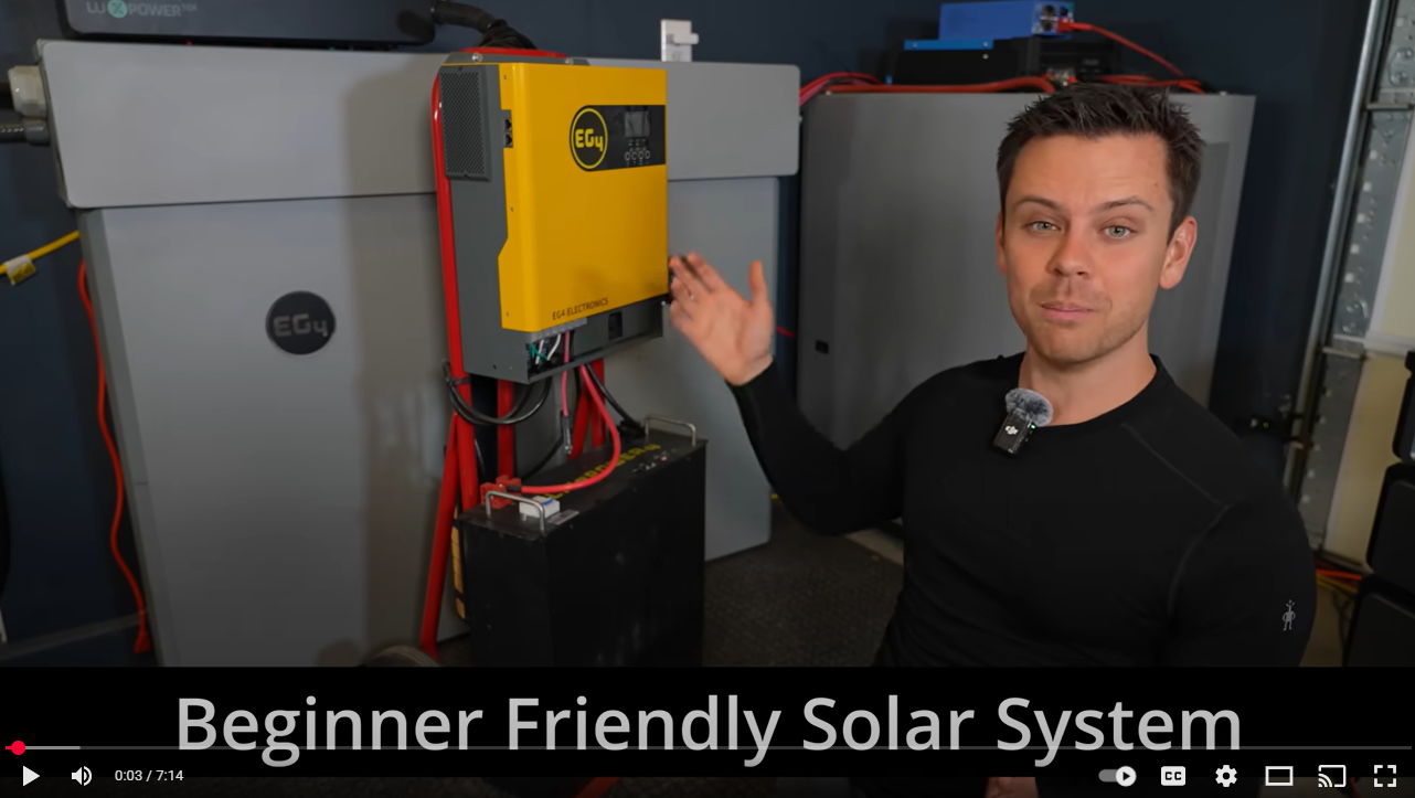 Off-Grid Solar Install 