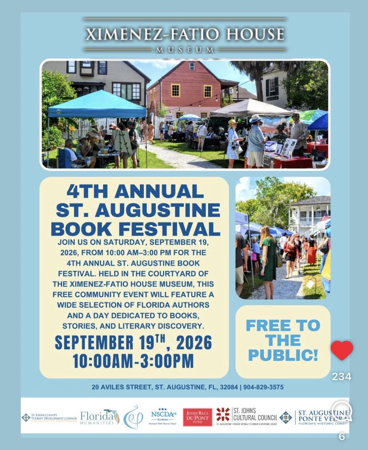 St Augustine Book Festival