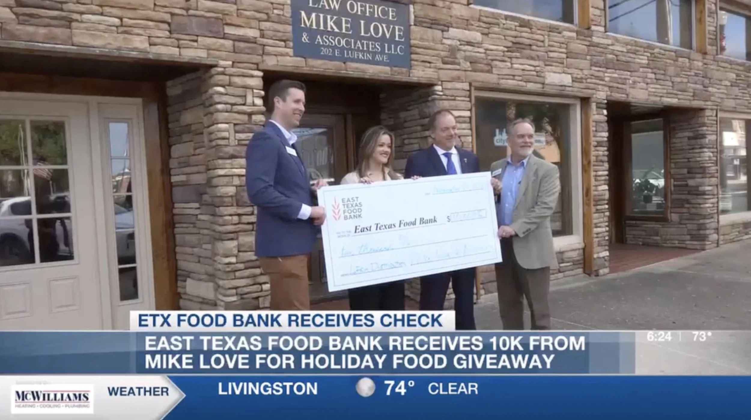 Mike Love &amp; Associates, LLC Partners With the East Texas Food Bank