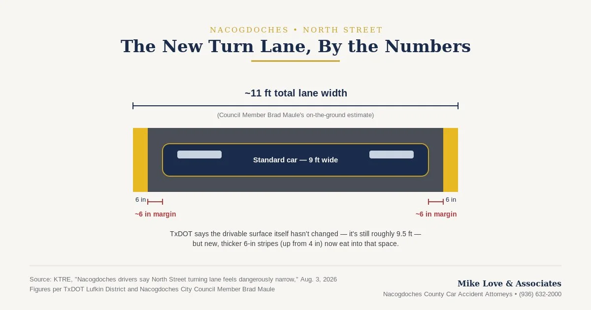 What the New North Street Turning Lane Means for Nacogdoches Drivers
