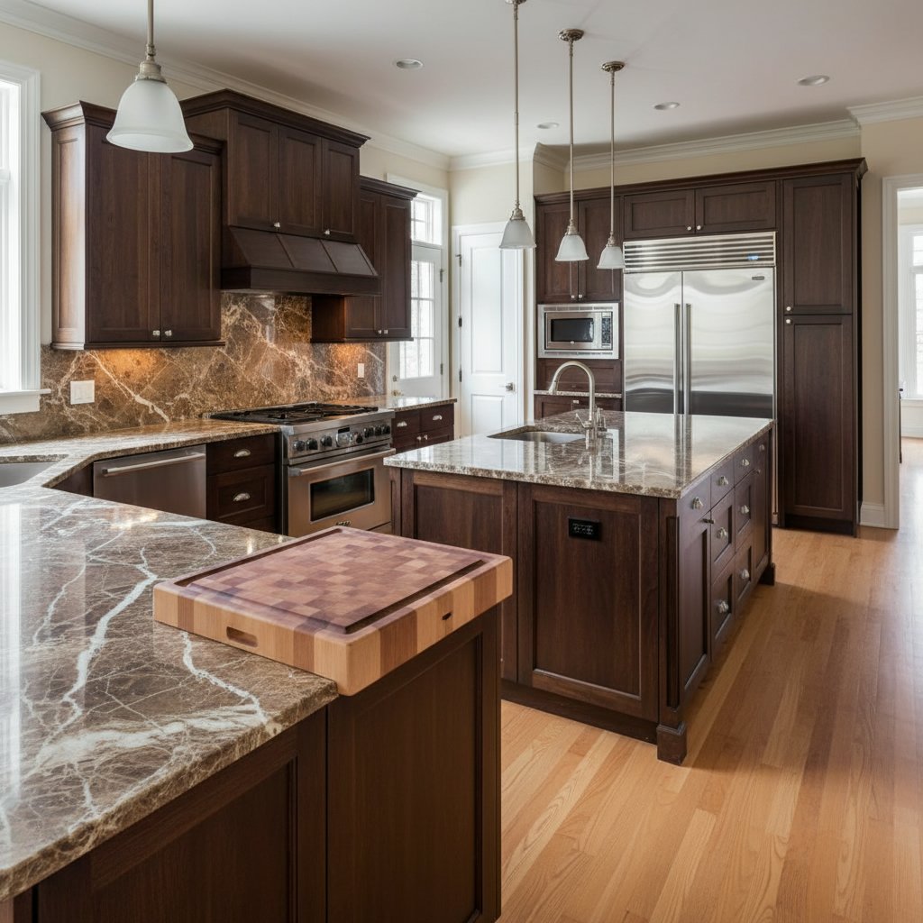 #5.png Maple end grain cutting board. Cutting boards are available in any size and varied of hardwood.