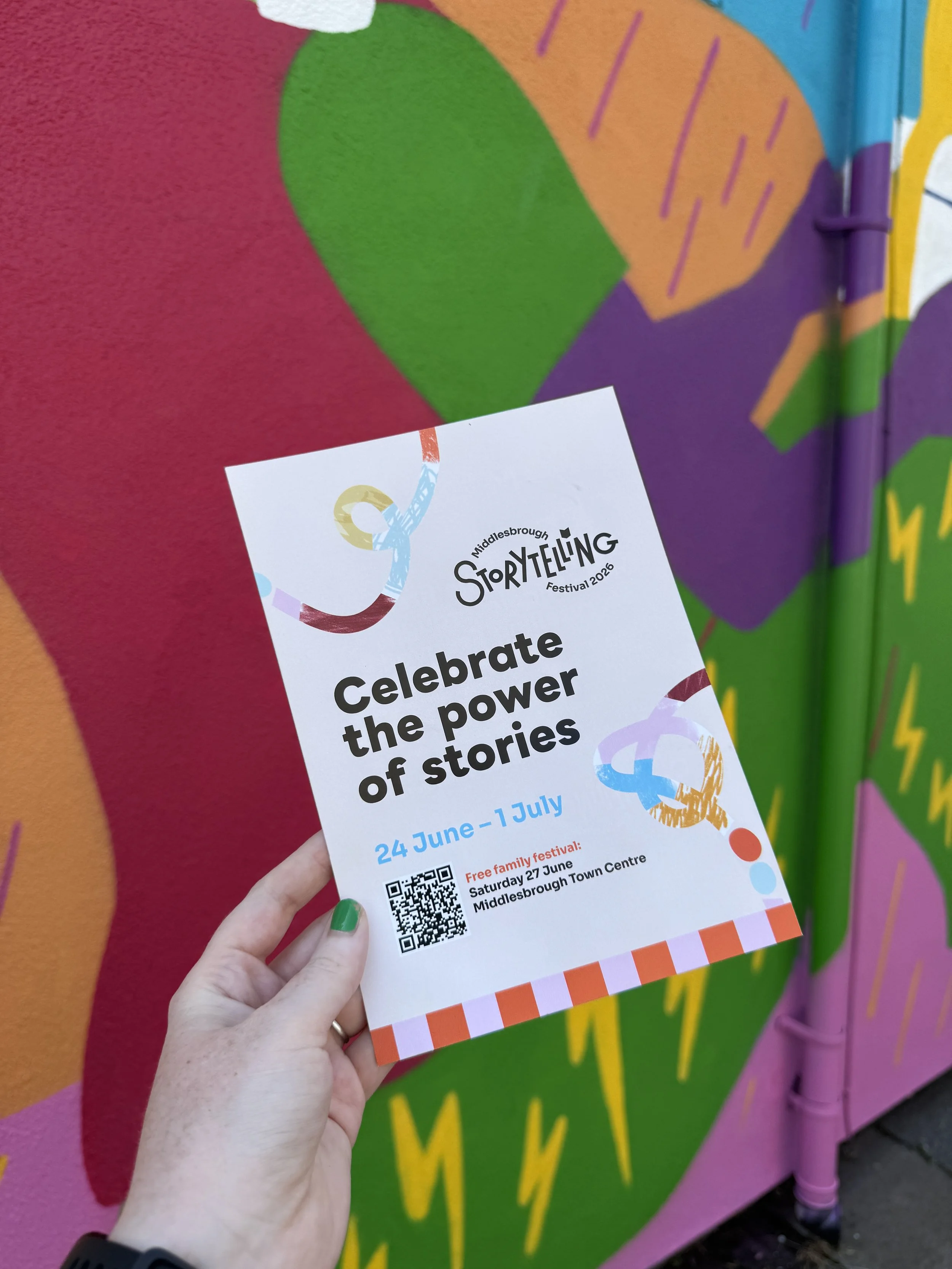 Middlesbrough Storytelling Festival - Branding