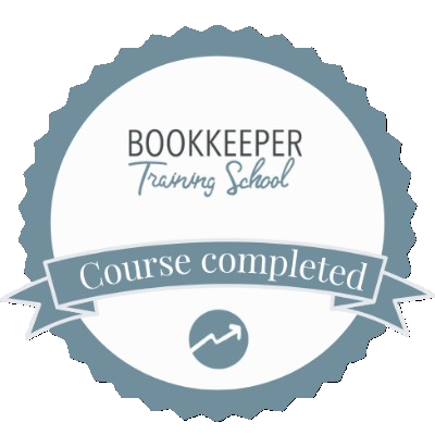Bookkeeper trainging school badge