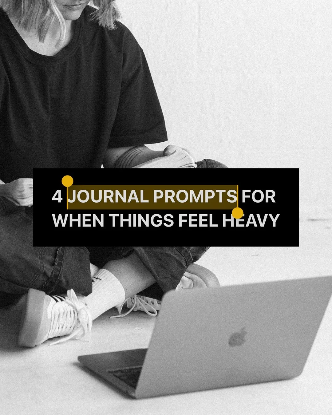 When things feel heavy, it&rsquo;s a reminder to slow down, to stop, and to breathe. Take 2 minutes to talk to God.

If you don&rsquo;t know where to start, start here.

Grab a journal, your notes app, or maybe a post-it. It&rsquo;s worth your time.
