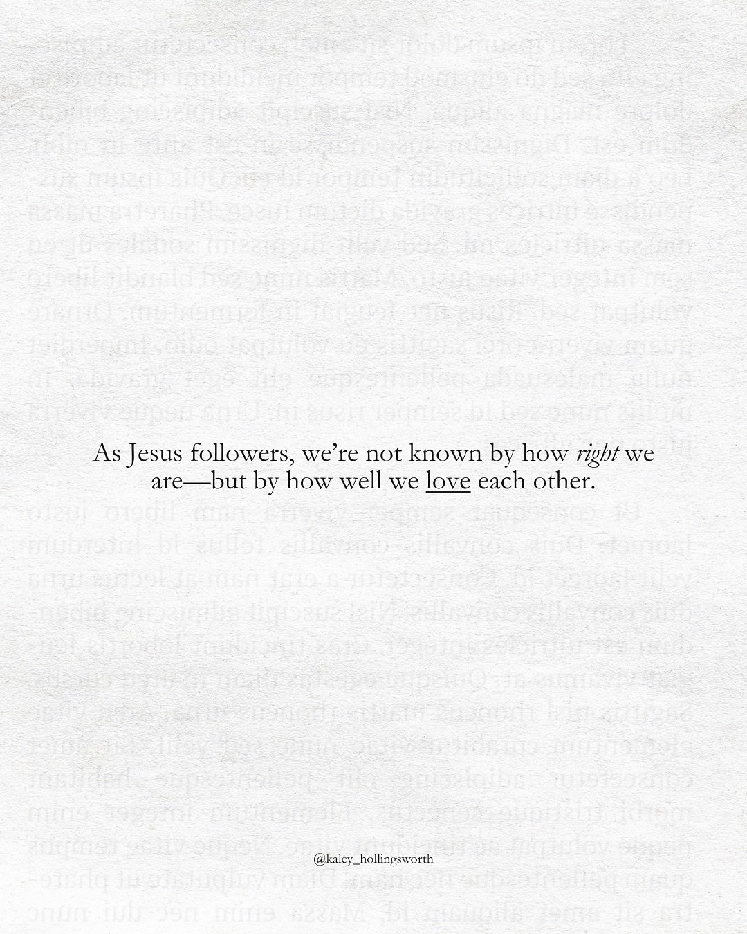 How to know if you&rsquo;re a disciple of Jesus? You love others.