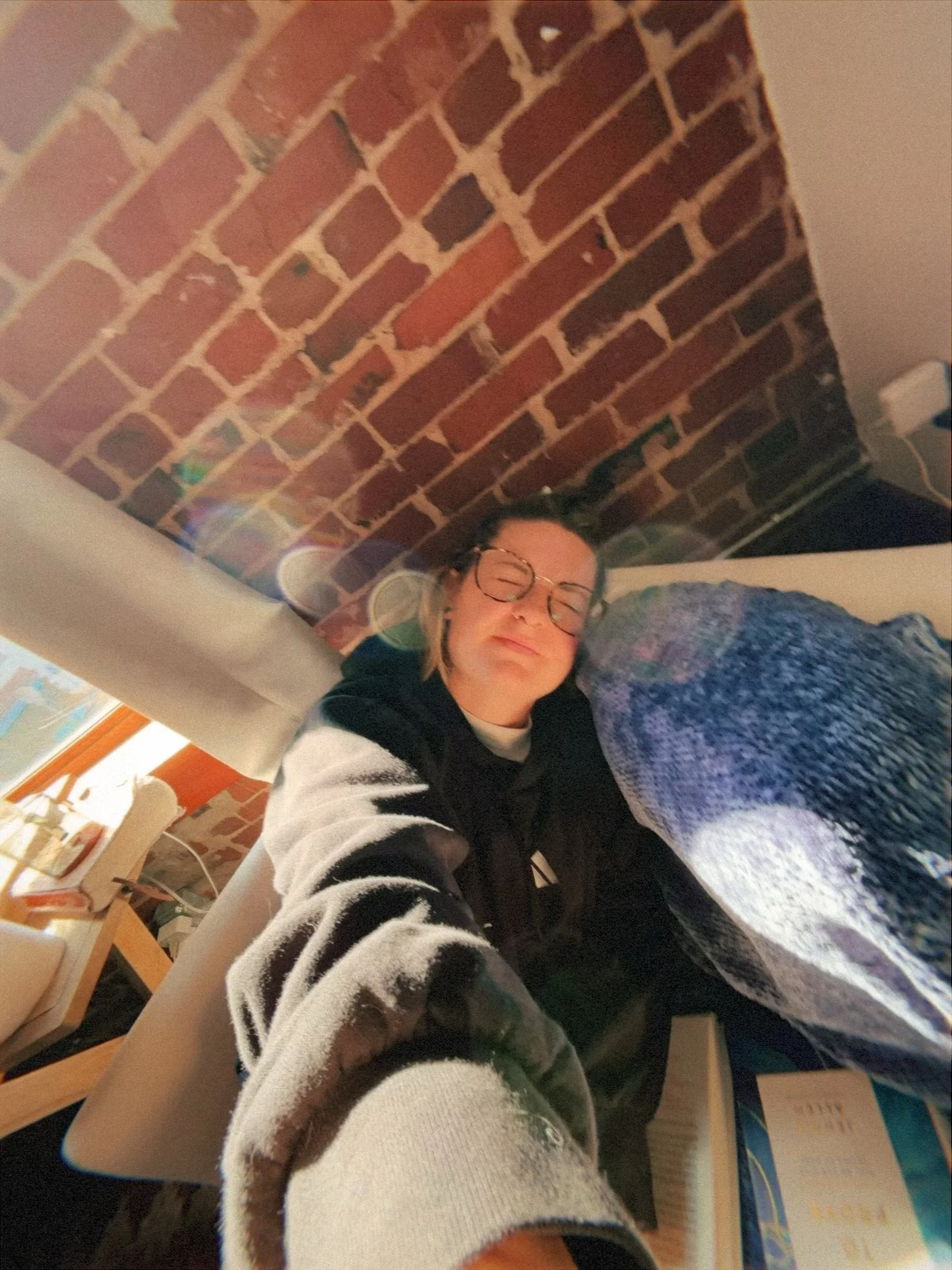 This is the only photo I have of myself from May, which says what it needs to say.

A month of hard work and transitions 🧡