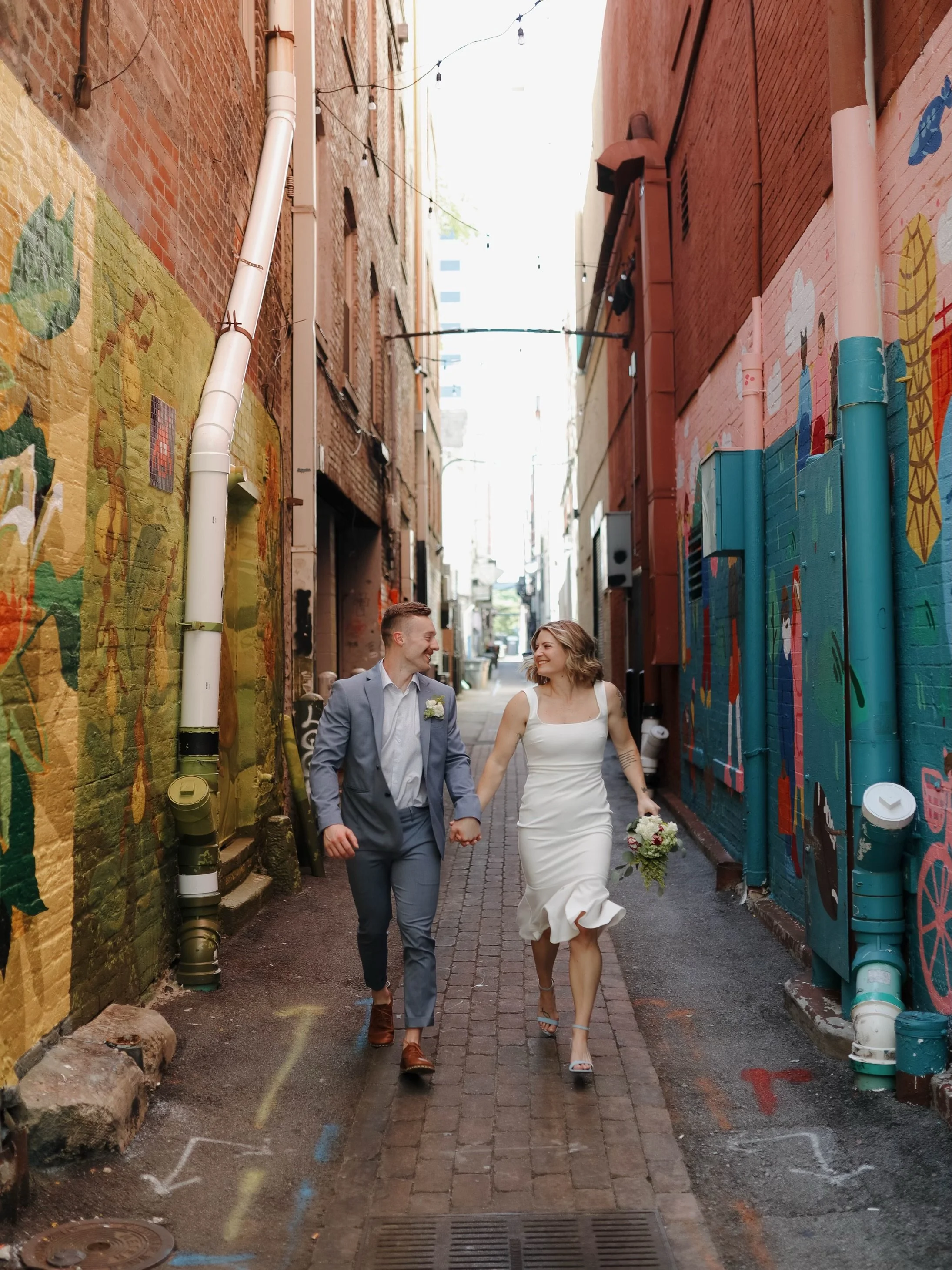 Year 2 but it feels like it&rsquo;s worth more 💒

Some things I&rsquo;d highly recommend:

Marrying someone who chooses you (seems obvious but it&rsquo;s not)
Eloping at the courthouse
Making your own bouquet
Pictures at your favorite date night spo