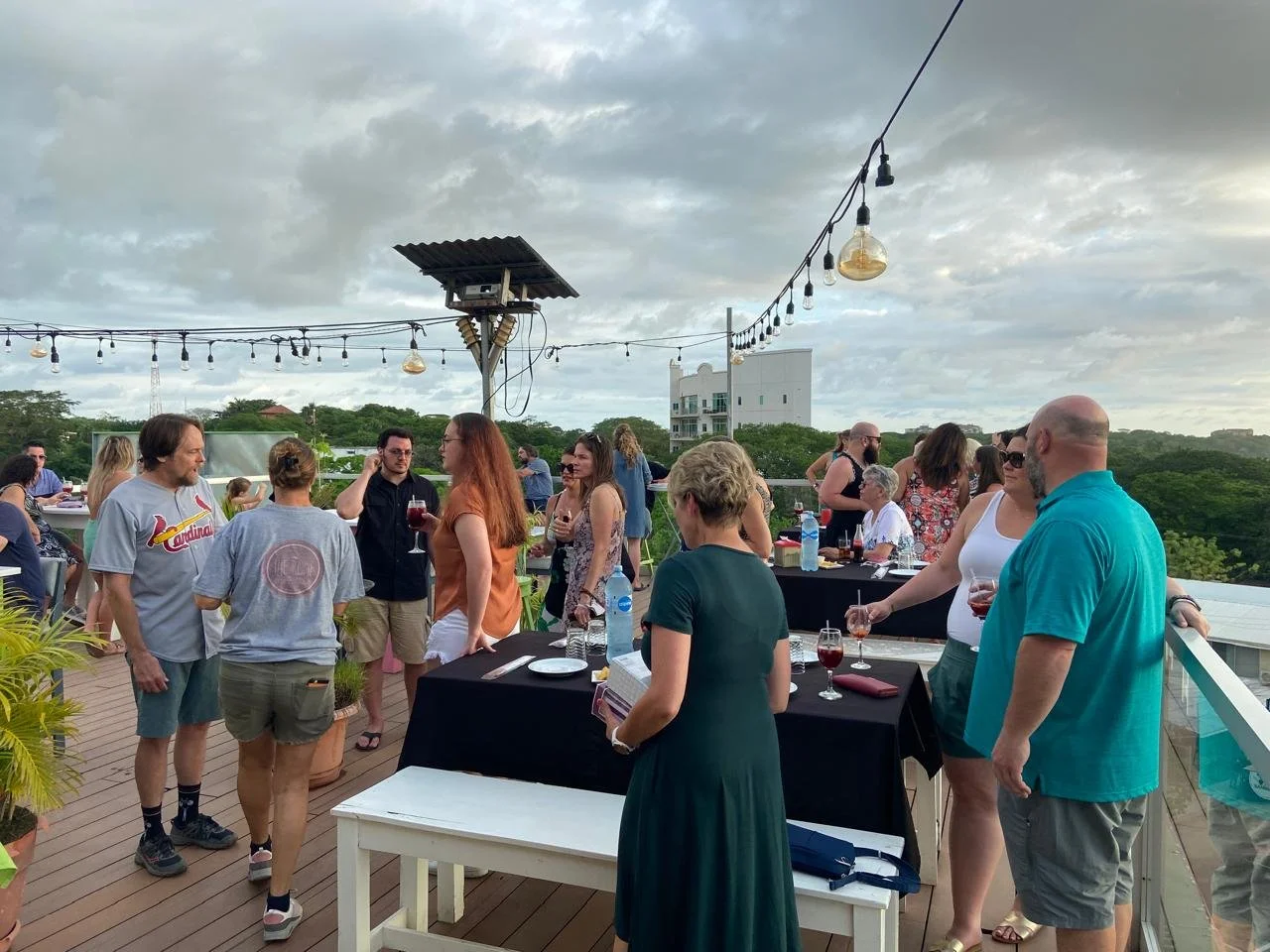 Welcome reception in Tamarindo at The Roof