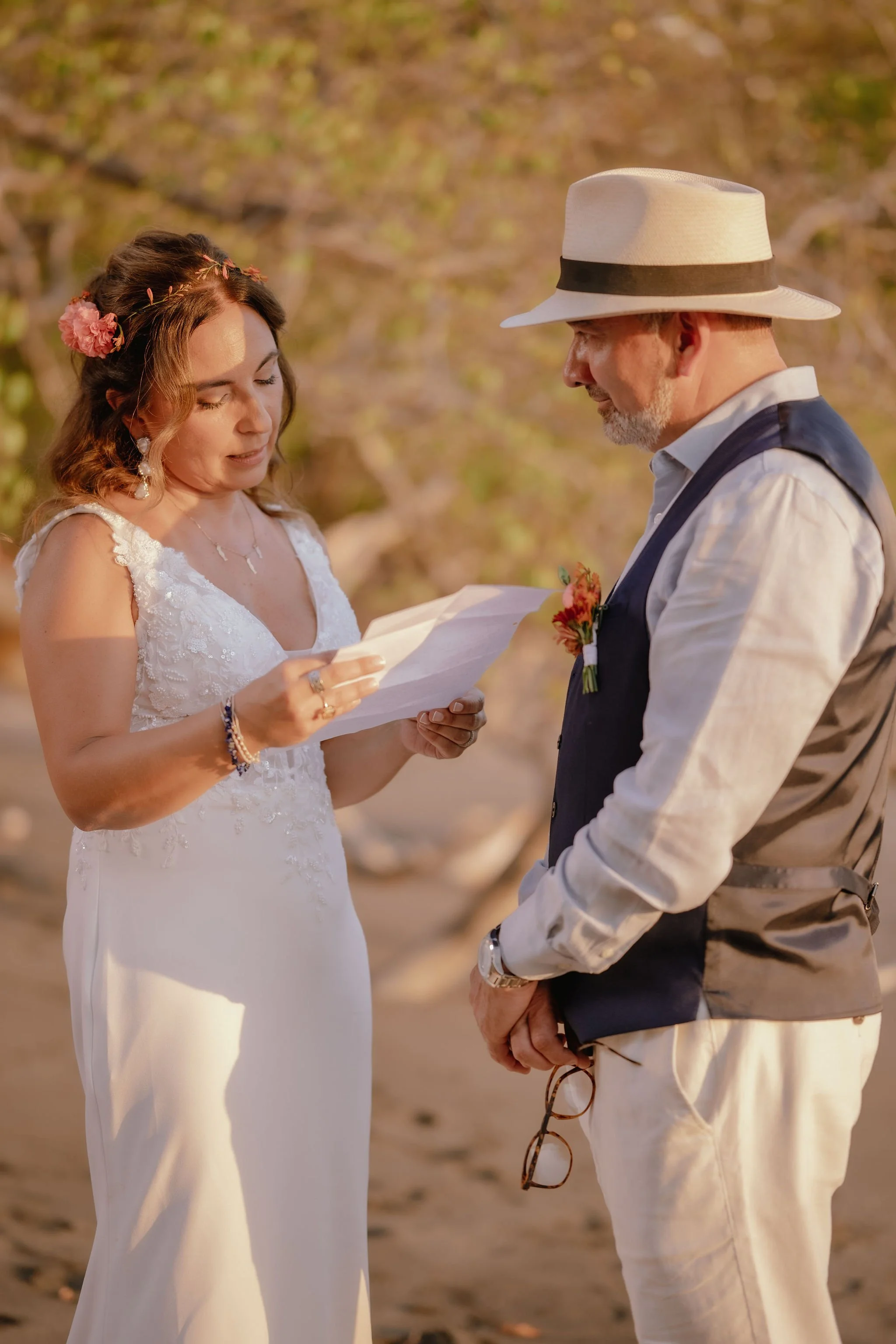 Playa Hermosa Guanacaste Elopement Wedding 