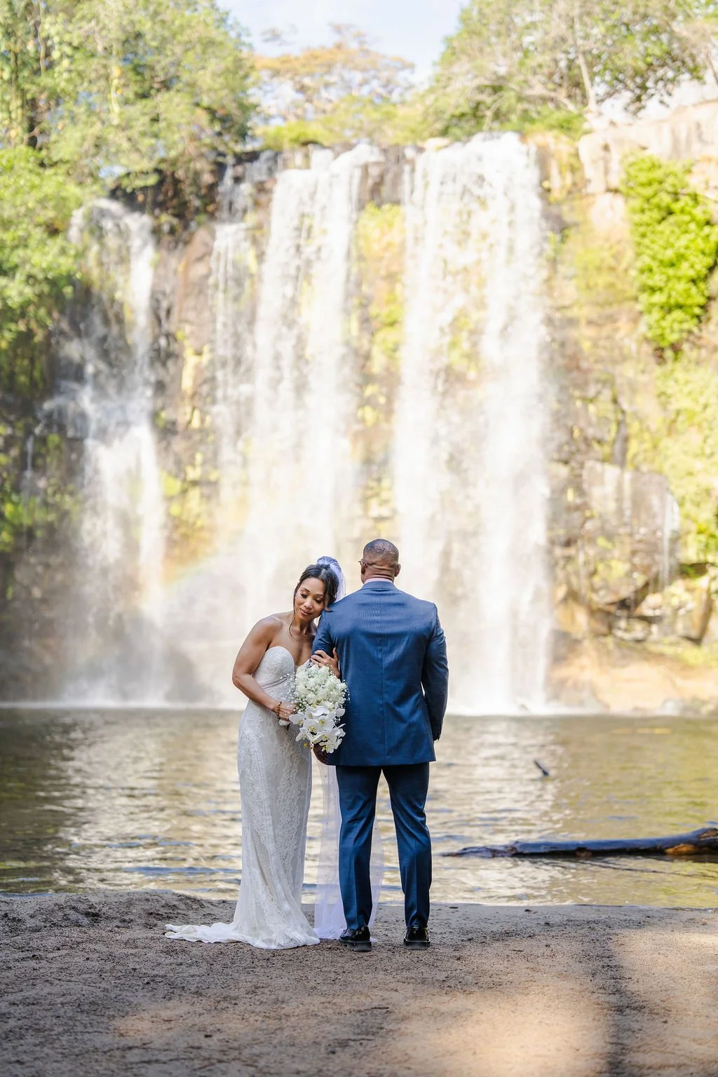 Llanos del Cortés Waterfall Elopement Wedding Costa Rica