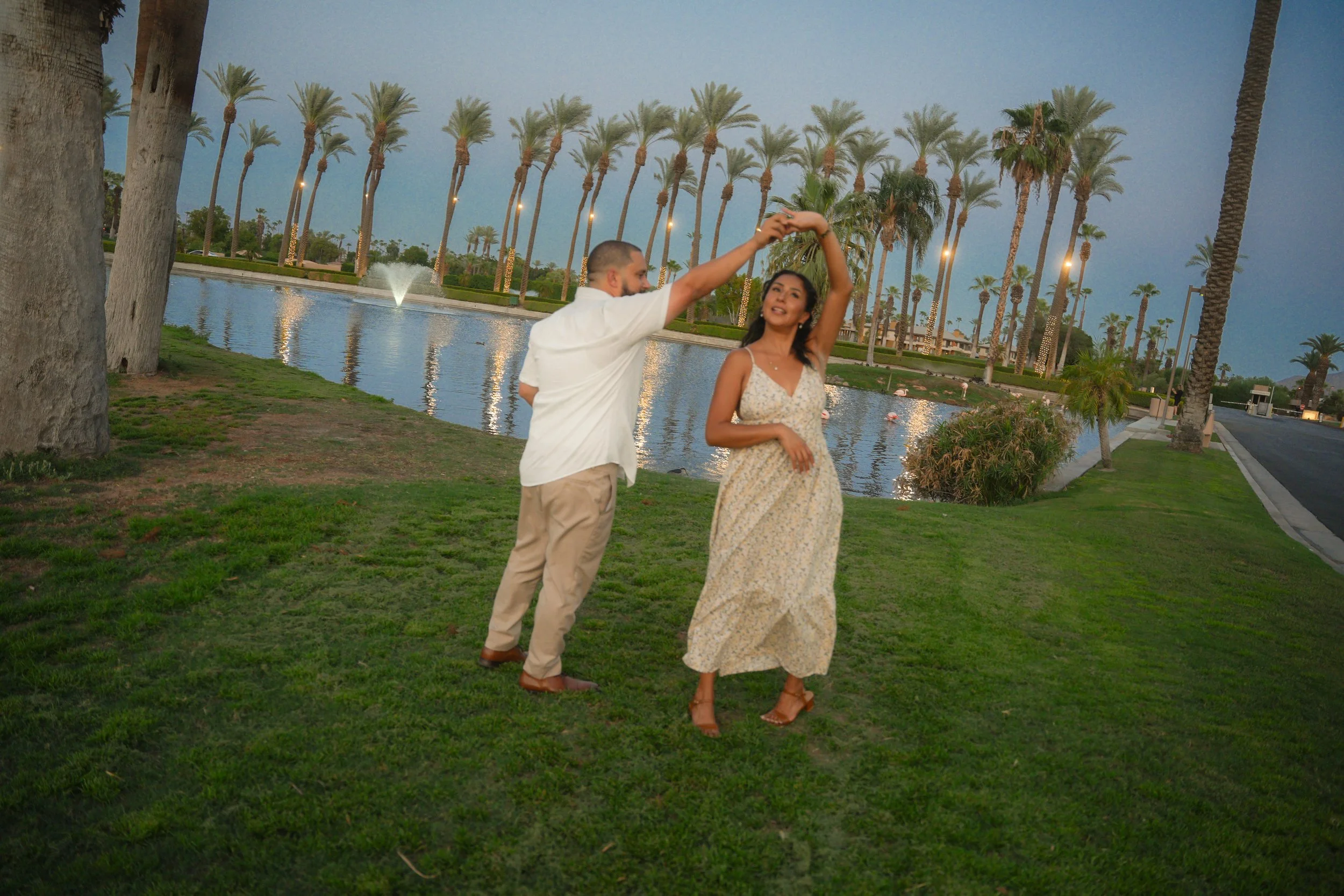 Romantic Flamingo Island Engagement