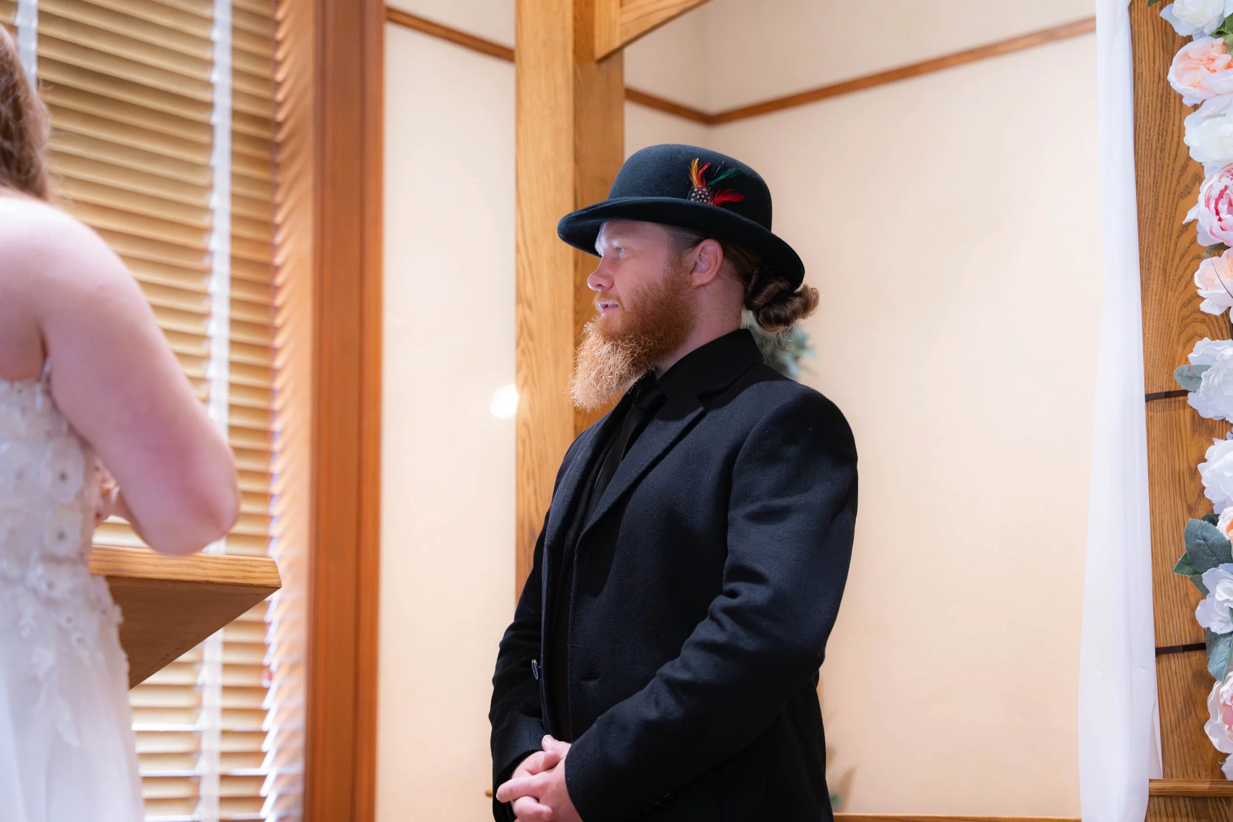 Civil marriage at the historic Orange County Courthouse in Santa Ana, captured with our Last Minute Love Elopement package. Book your courthouse wedding photographer today.