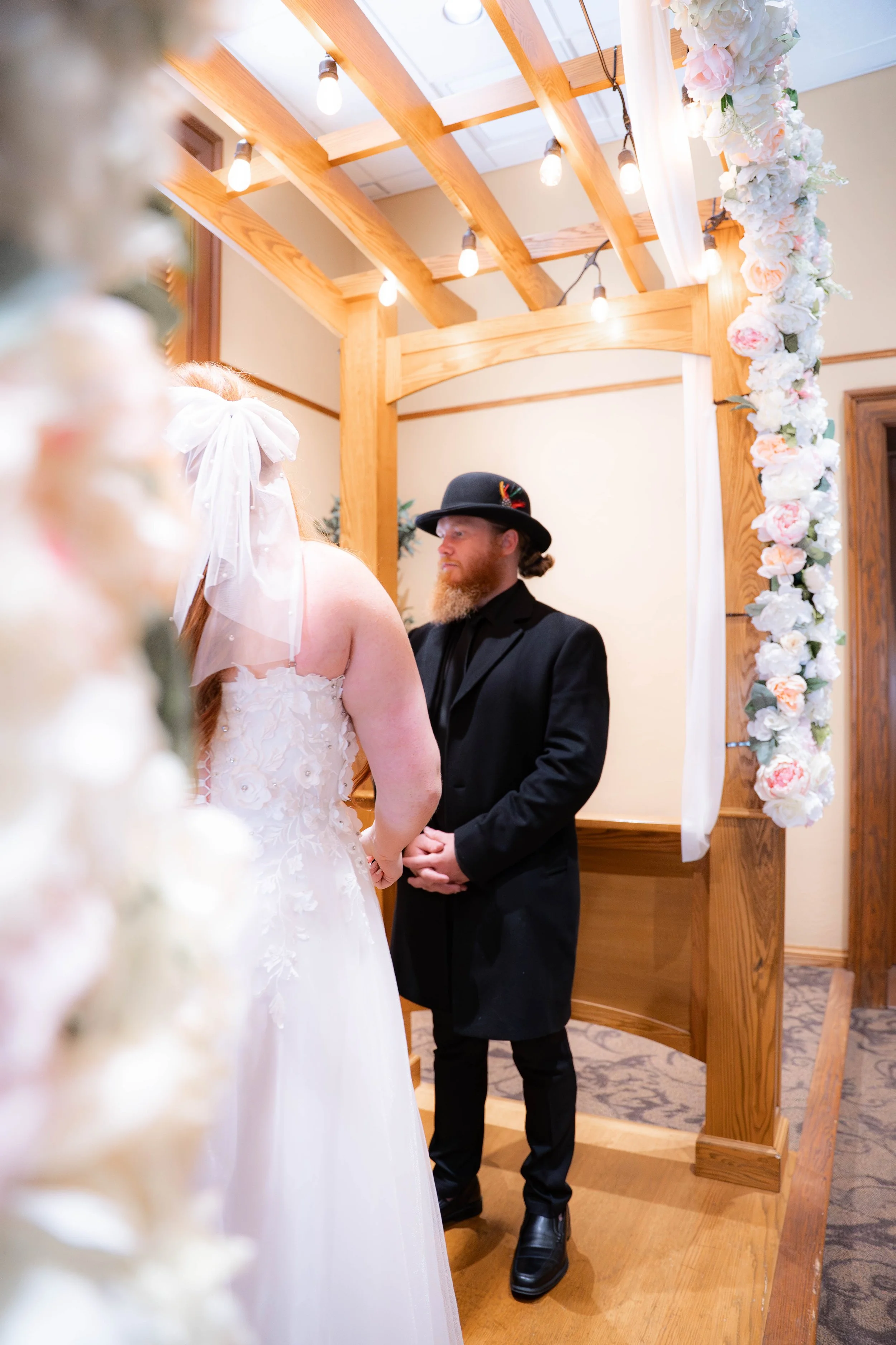 Civil marriage at the historic Orange County Courthouse in Santa Ana, captured with our Last Minute Love Elopement package. Book your courthouse wedding photographer today.