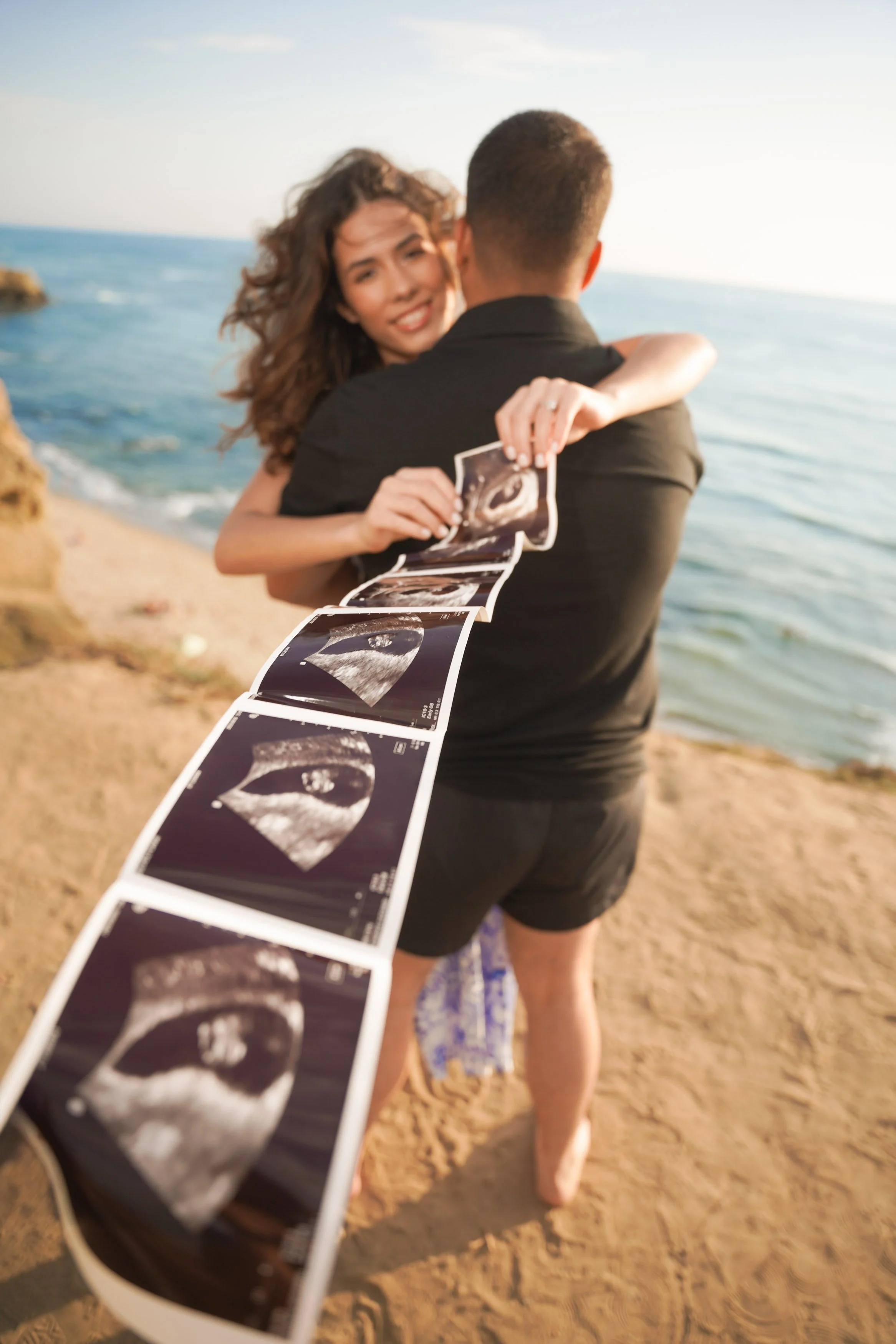 Maternity photoshoot in Southern California with multiple outfits and milestone storytelling photography