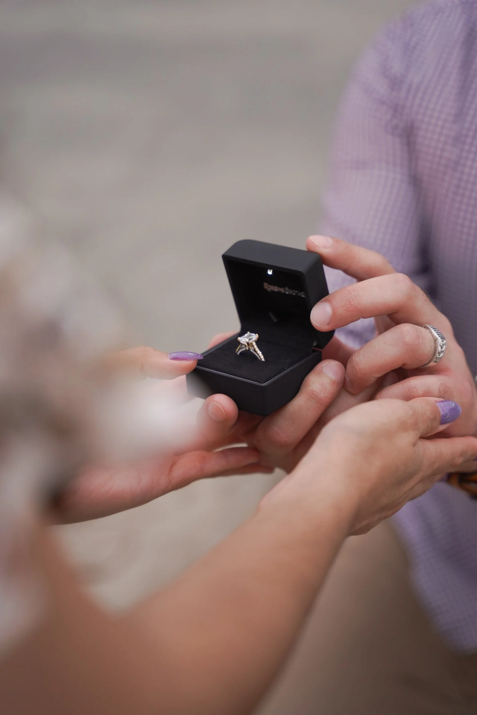 Golden hour proposal in Newport Beach’s Crystal Cove, perfect for couples planning a stress-free engagement.