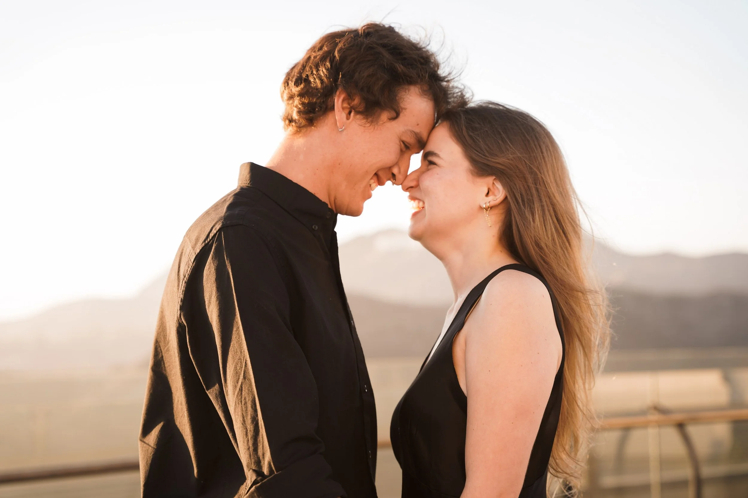 Golden Hour Surprise Proposal Photography Along the Southern California Coast